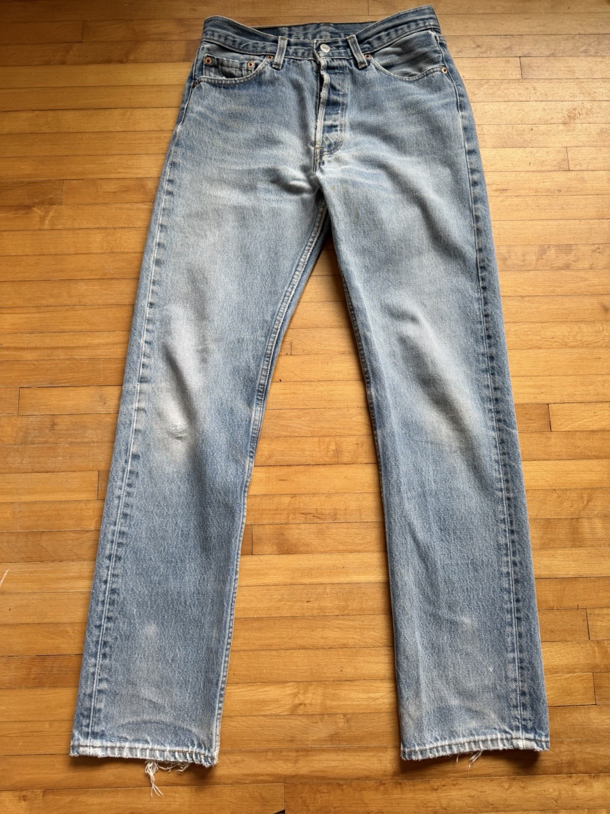 Vintage DISTRESSED LEVI’S 501xx Jeans WPL 423 Cotton Buttonfly Men Unisex 29×31