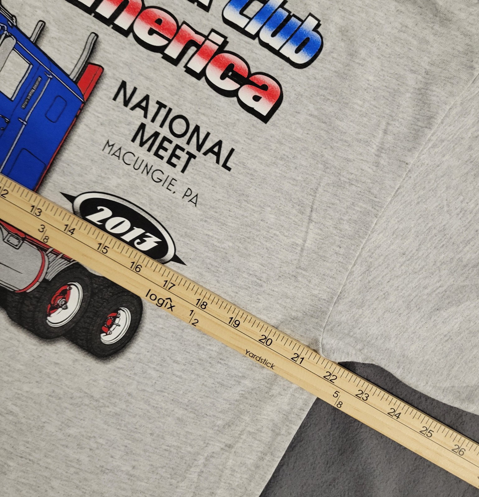 Antique Truck Club of America 2000s Graphic T-Shirt Large Gildan Tag Gray