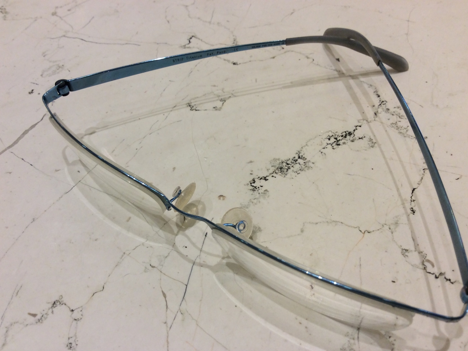 Lindberg Strip Titanium 7125 Glasses New Nilor 49-17 Blue -60%