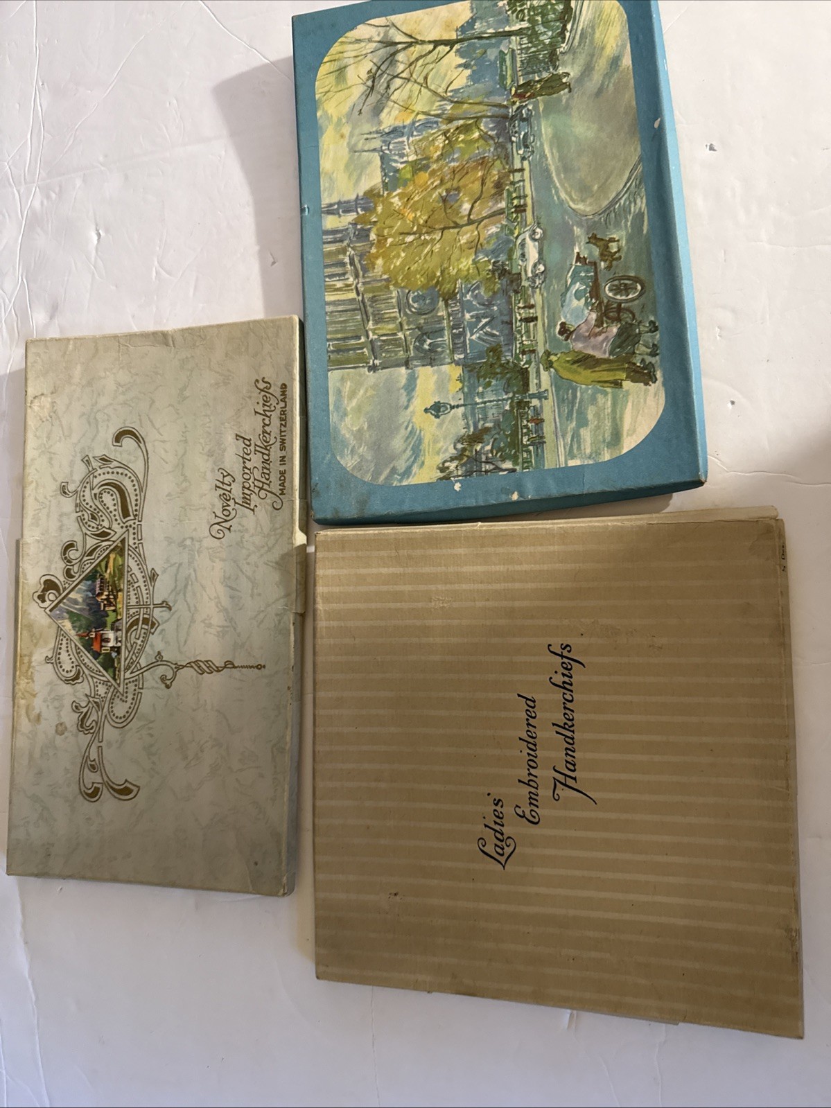 Lot-5 Vintage Ladies Handkerchiefs Please See Photos & Description