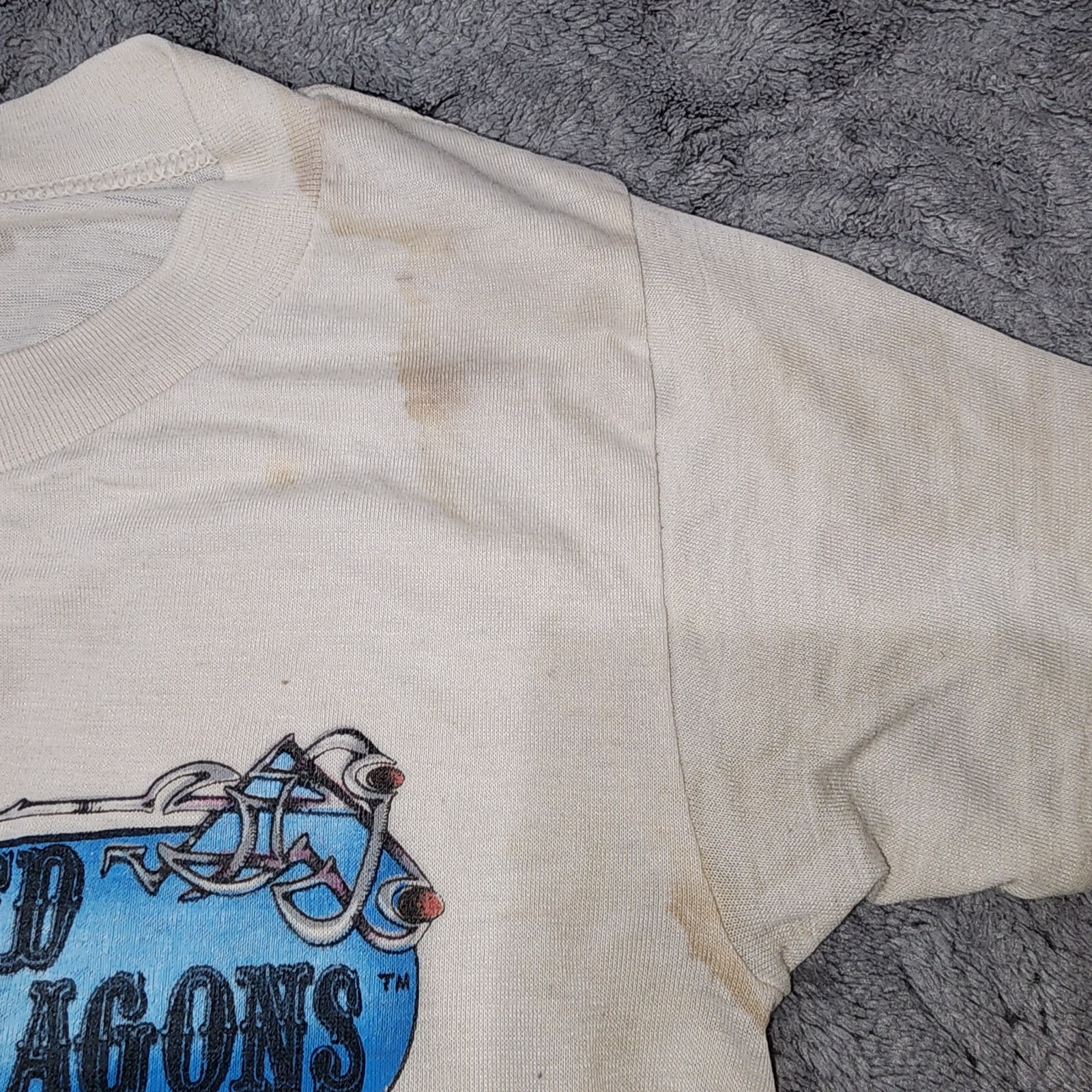 Old Vintage RPG 1981 TSR Hobbies Dungeons & Dragons kids T-Shirt Shirt 80’s