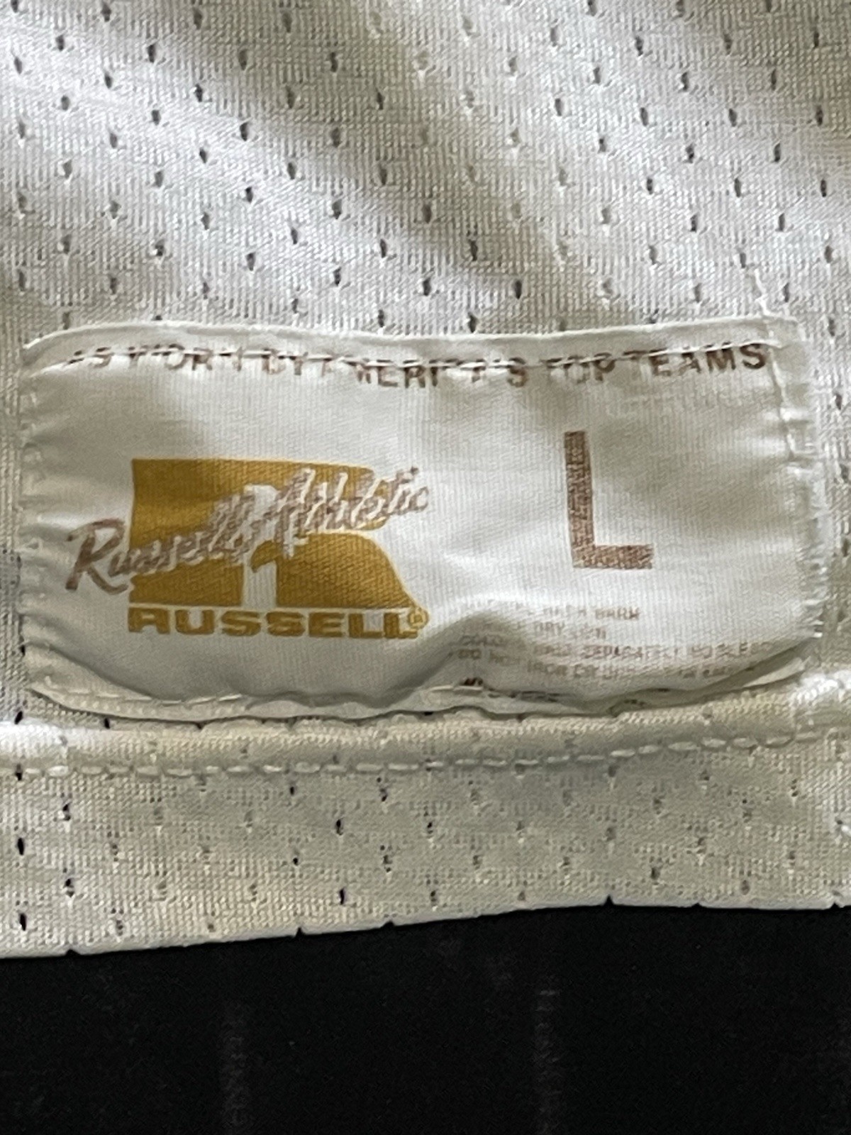 A 1970s Gold Tag Russell Athletic # 10 Jersey