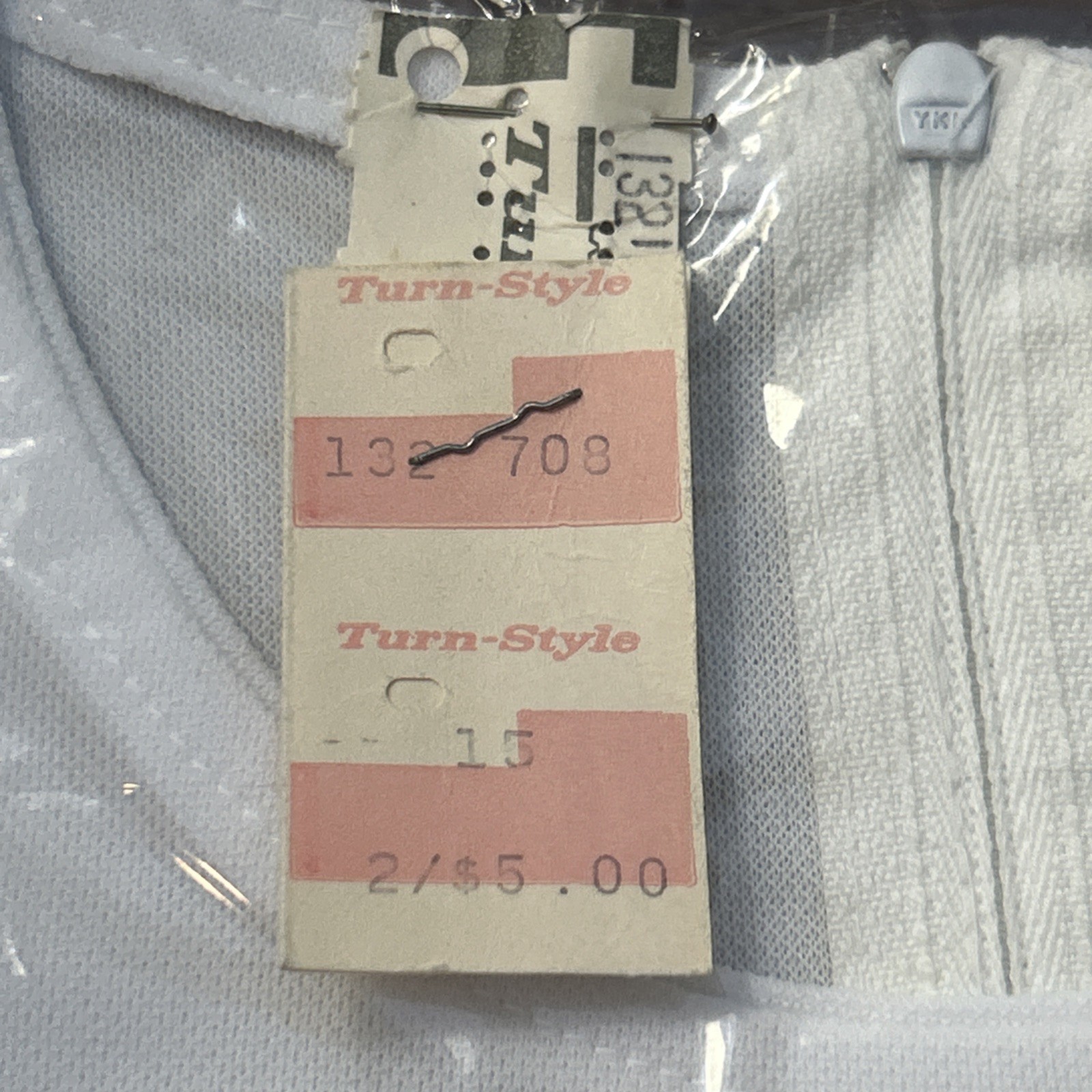 Vintage 1970s Sleeveless Size Large Shirt New Old Stock Original Tag Polyester