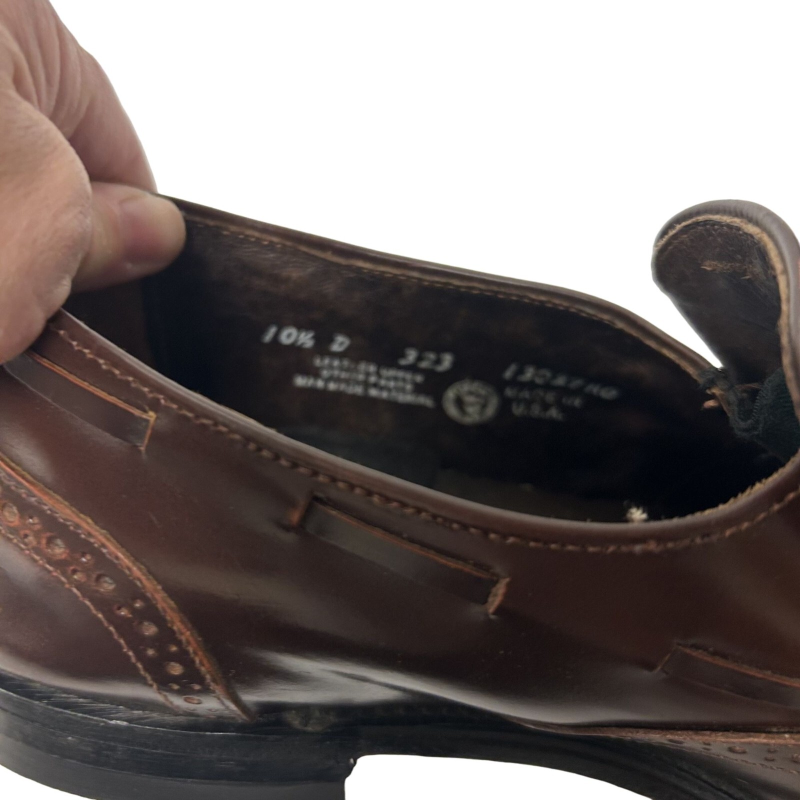 Vtg Executive Imperials Men Brown Leather MoD DRESS Shoe Wing Tip Tassel Loafers