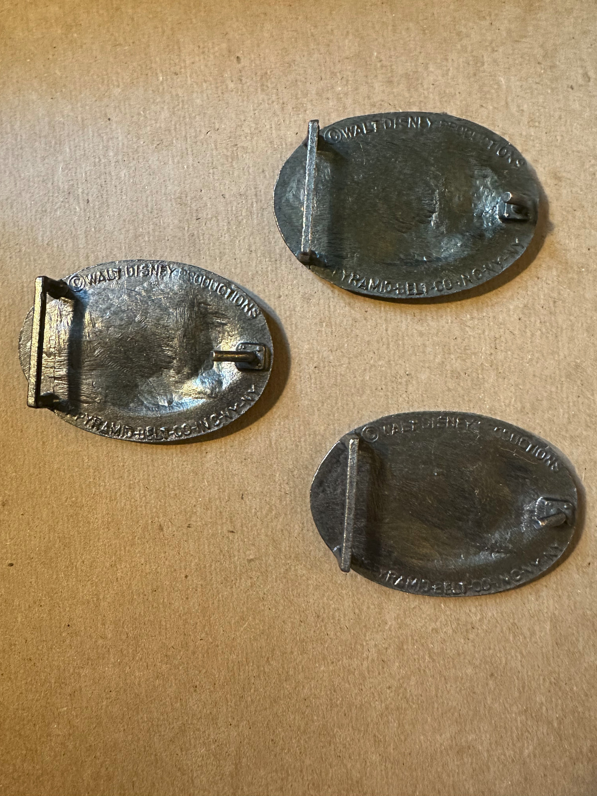 Vintage Mickey Mouse Cowboy Belt Buckle Pyramid Co. in 1970s lic. WALT DISNEY