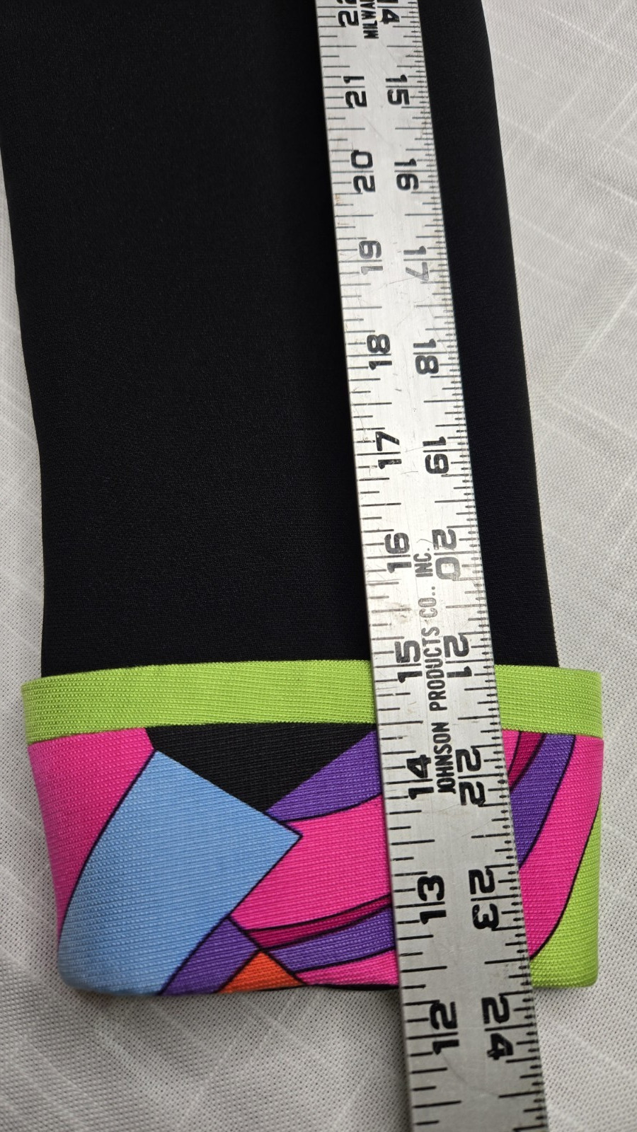 VTG Constance Saunders Womens 8 Long Coat Jacket Multicolor Flip Cuff Collar