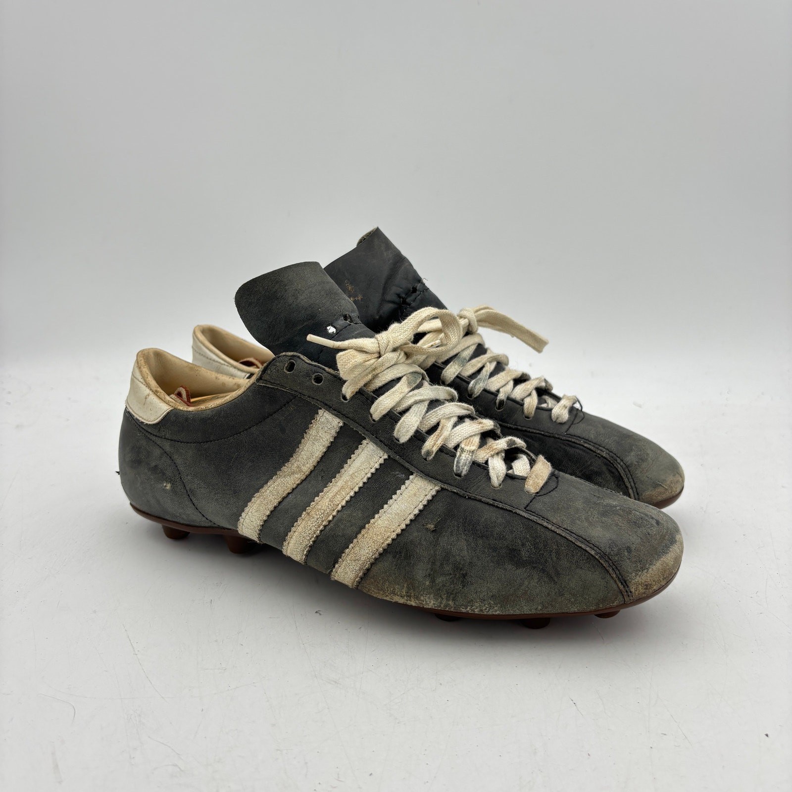 Vintage 60s Adidas Soccer Cleats Futbol West Germany Shoes Men’s 10.5-11
