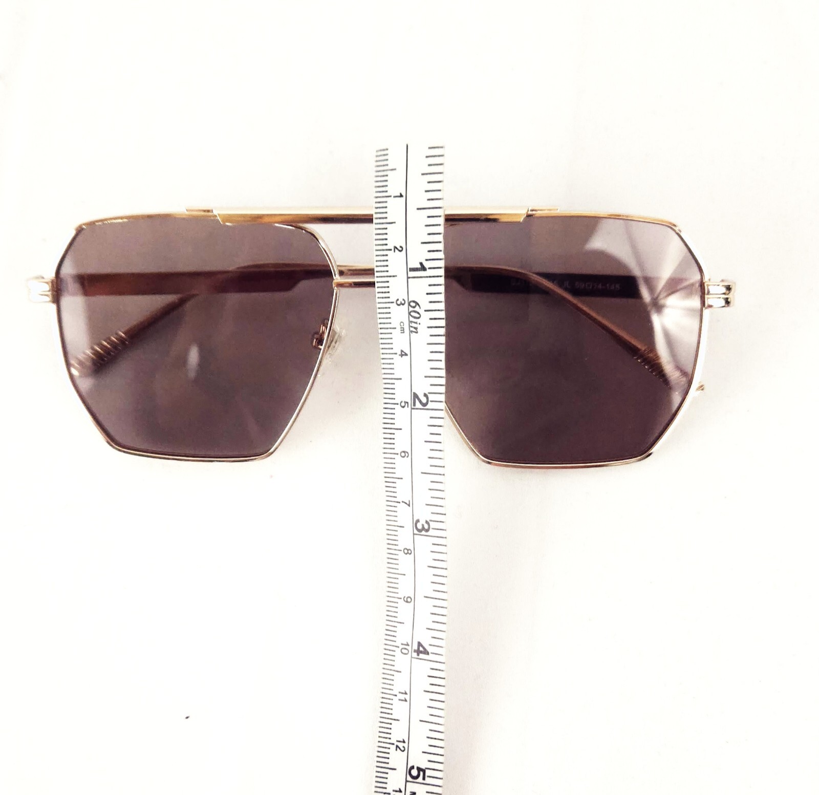 SOJOS Sunglasses Adult Unisex Pilot Gold w/ Mirror Lens Classy SJ1161 UV400