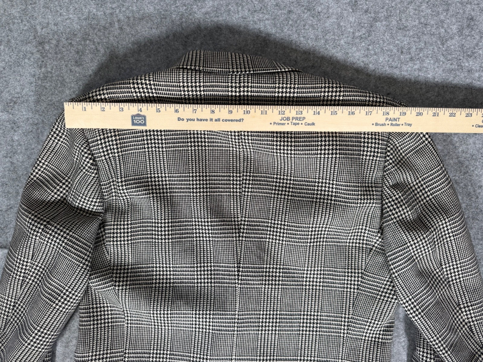 Giorgio Armani Mani Blazer Mens Houndstooth Wool Italy Sport Coat VINTAGE 40S