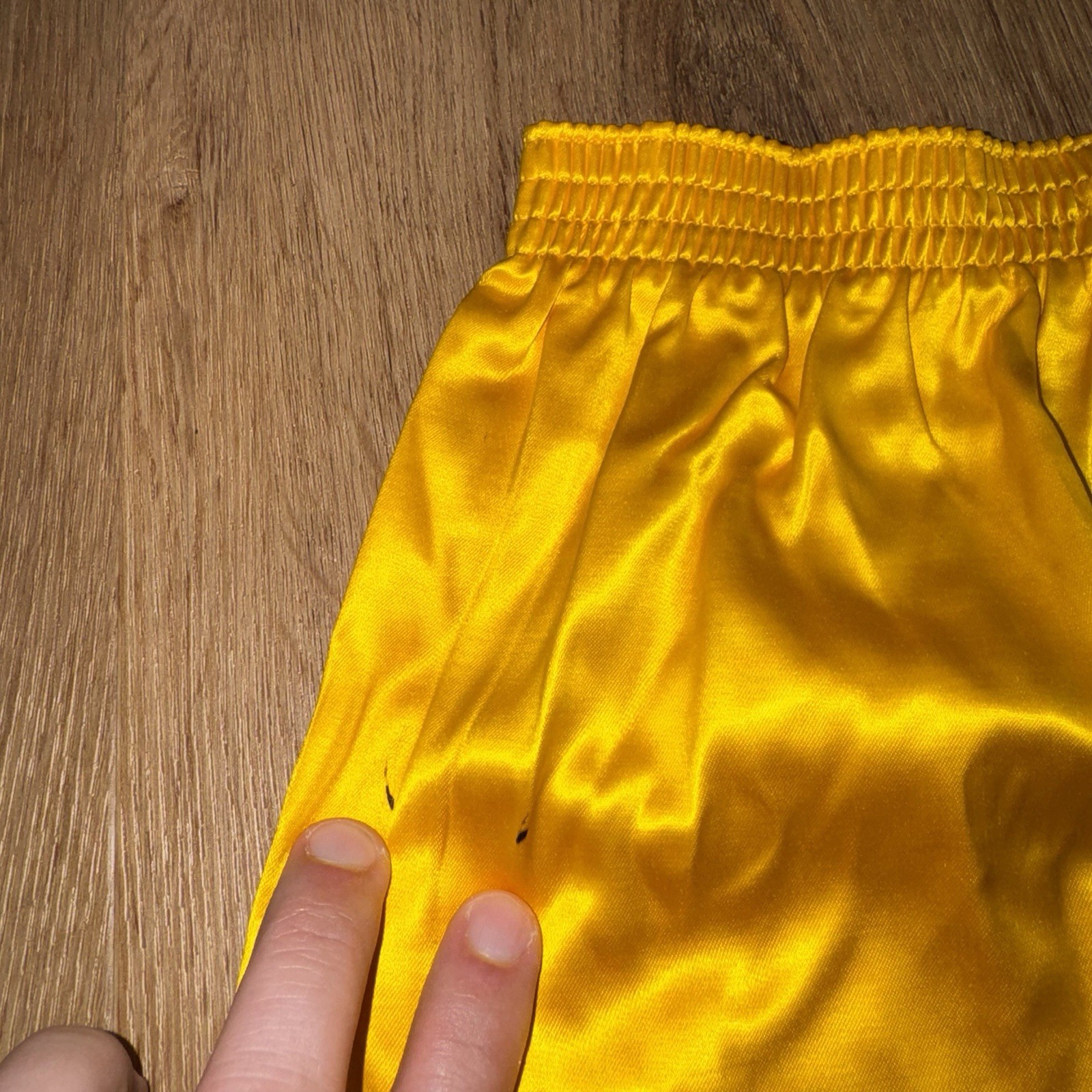 Vtg Velva Sheen Shorts Athletic Gym Running Shiny Wet Look 60s 70s NOS Men Small