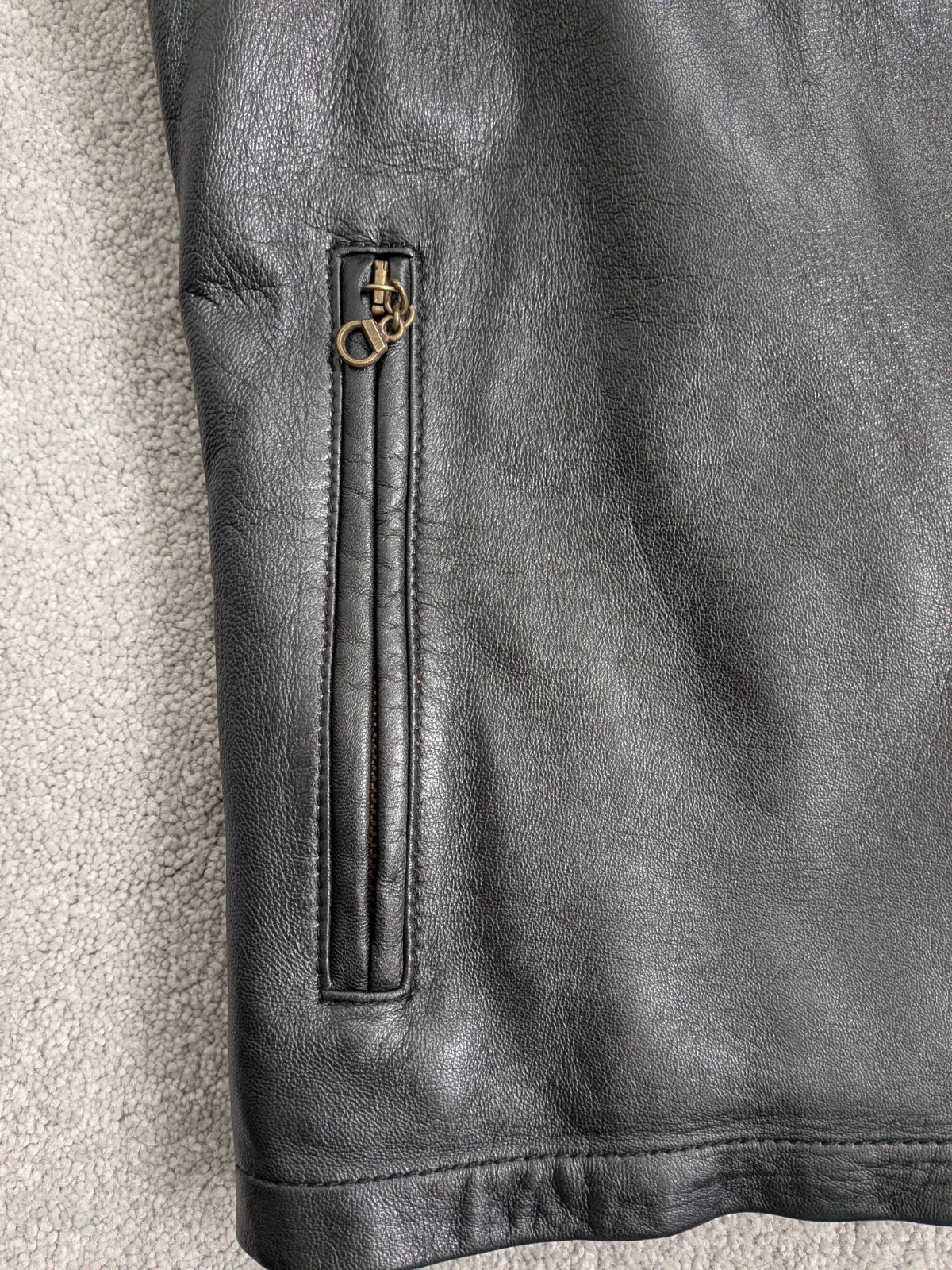 Mint Vintage BUCO Black Leather Motorcycle Jacket Unisex – Womens L (Mens S-M)