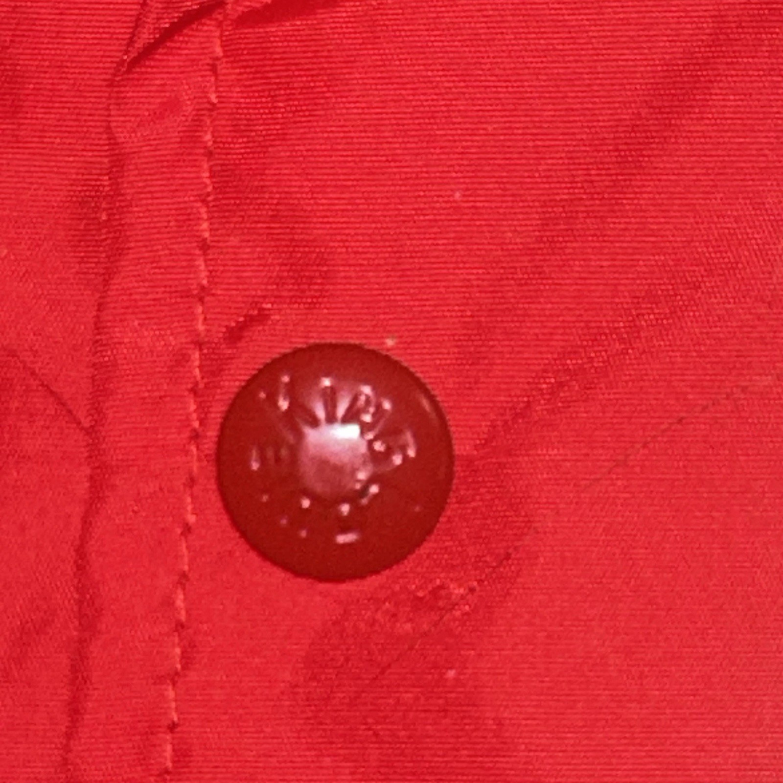 Vintage 1977 World Series ABC Sports Jacket King Louie USA Red L Yankees Dodgers