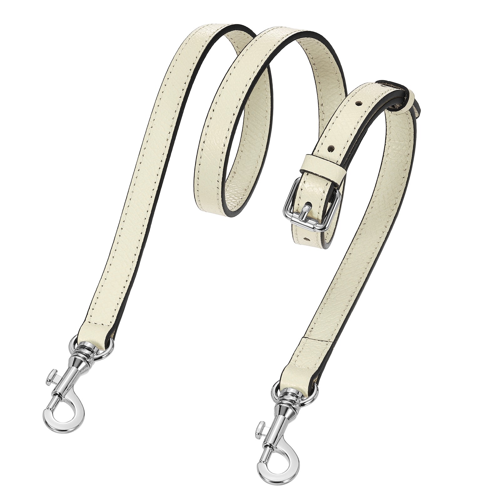 Bag strap 95-115cm grey silver buckle