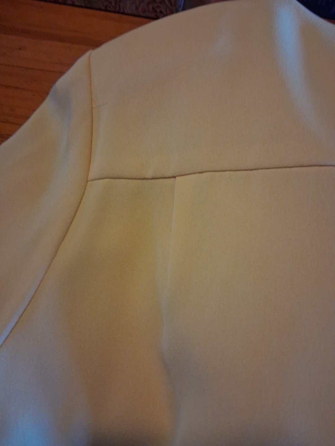 Cocktails Evening, Formal Leo Narducci Butter Yellow Vintage Sheath Pearl Button
