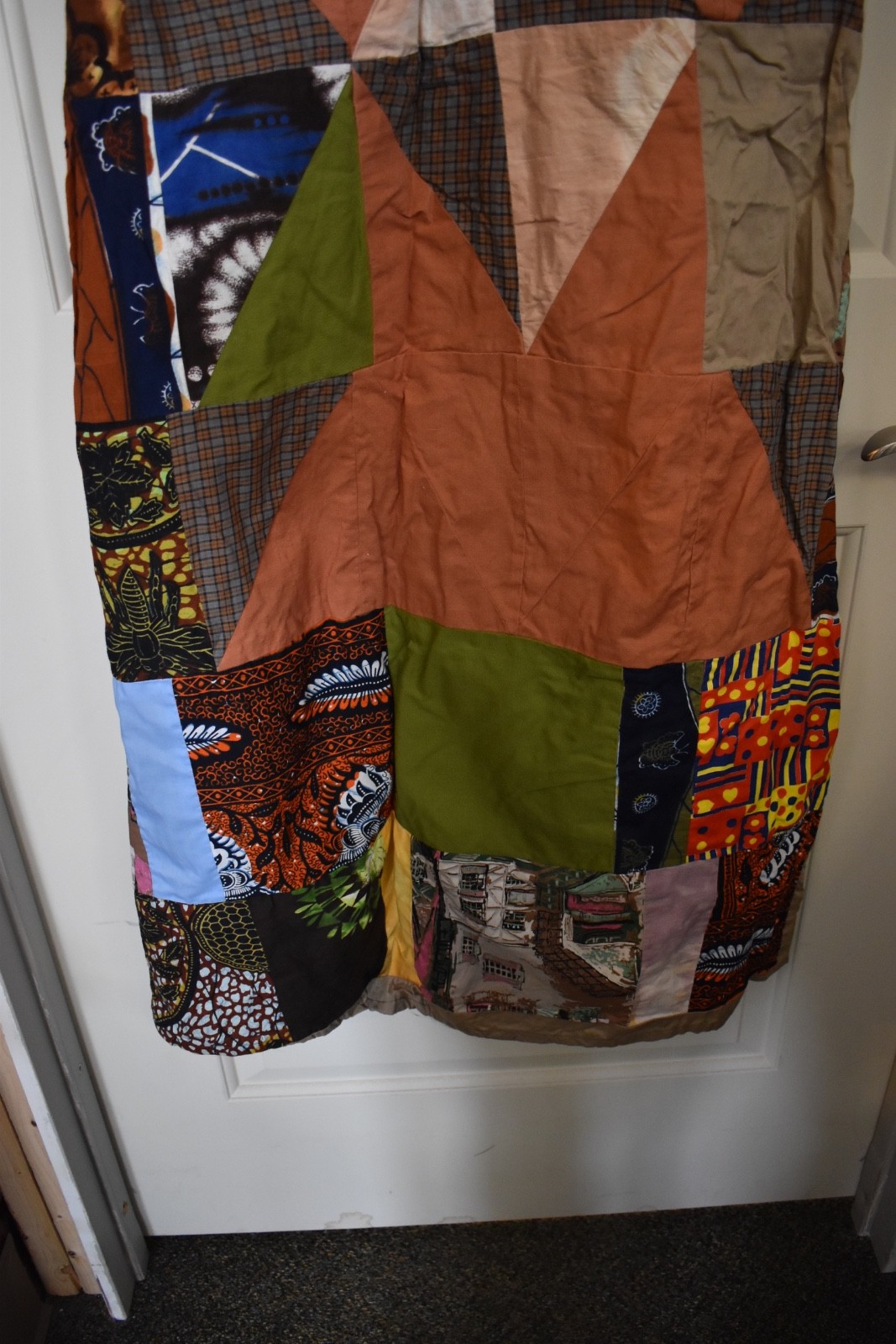 Vintage Koinonia Handcrafts Maxi Style Dress 54in Long 20in Waist Used