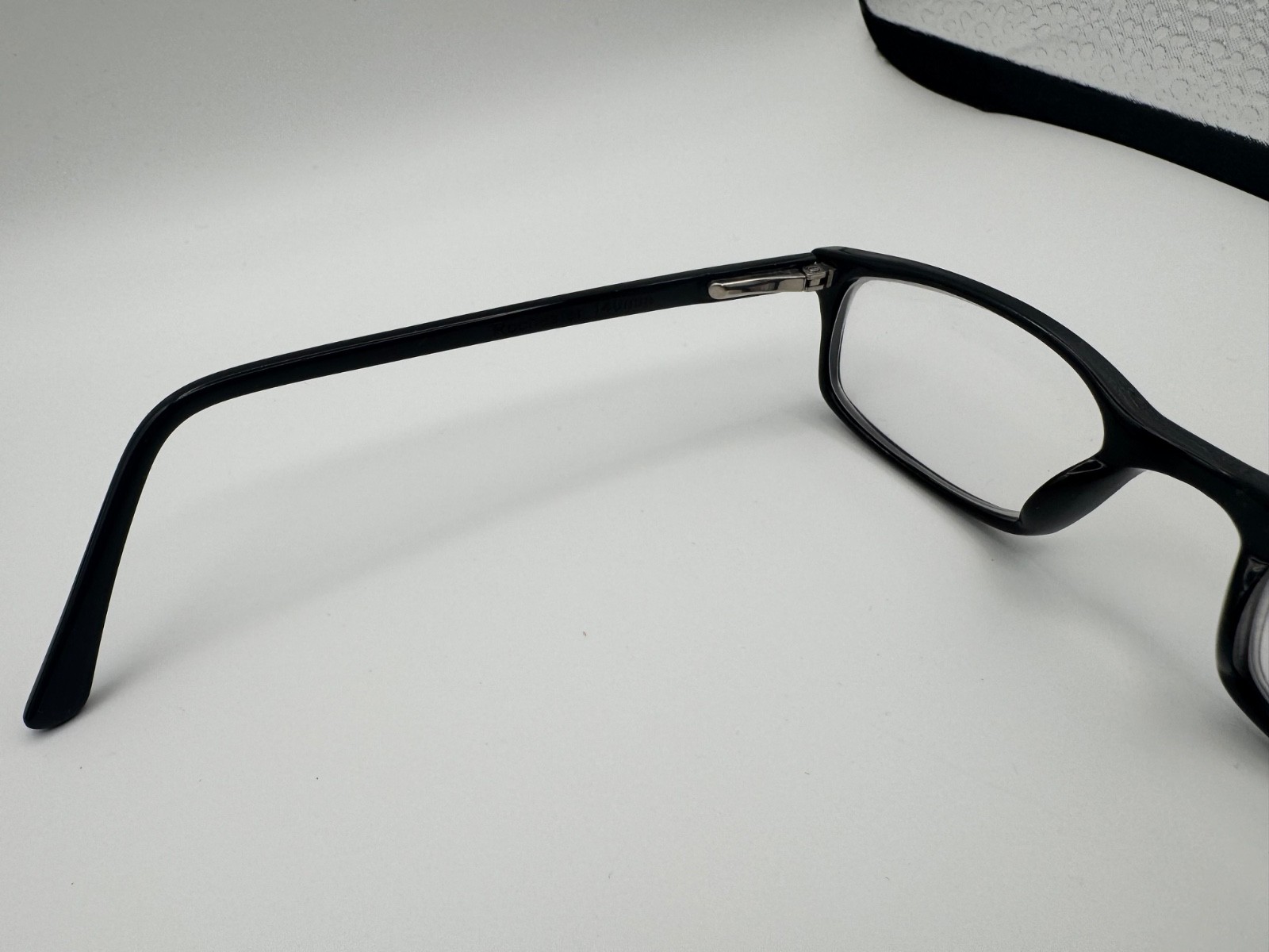 Vintage Rochester Optical R-5A Black Rectangle Eyeglass Frames 140mm USA