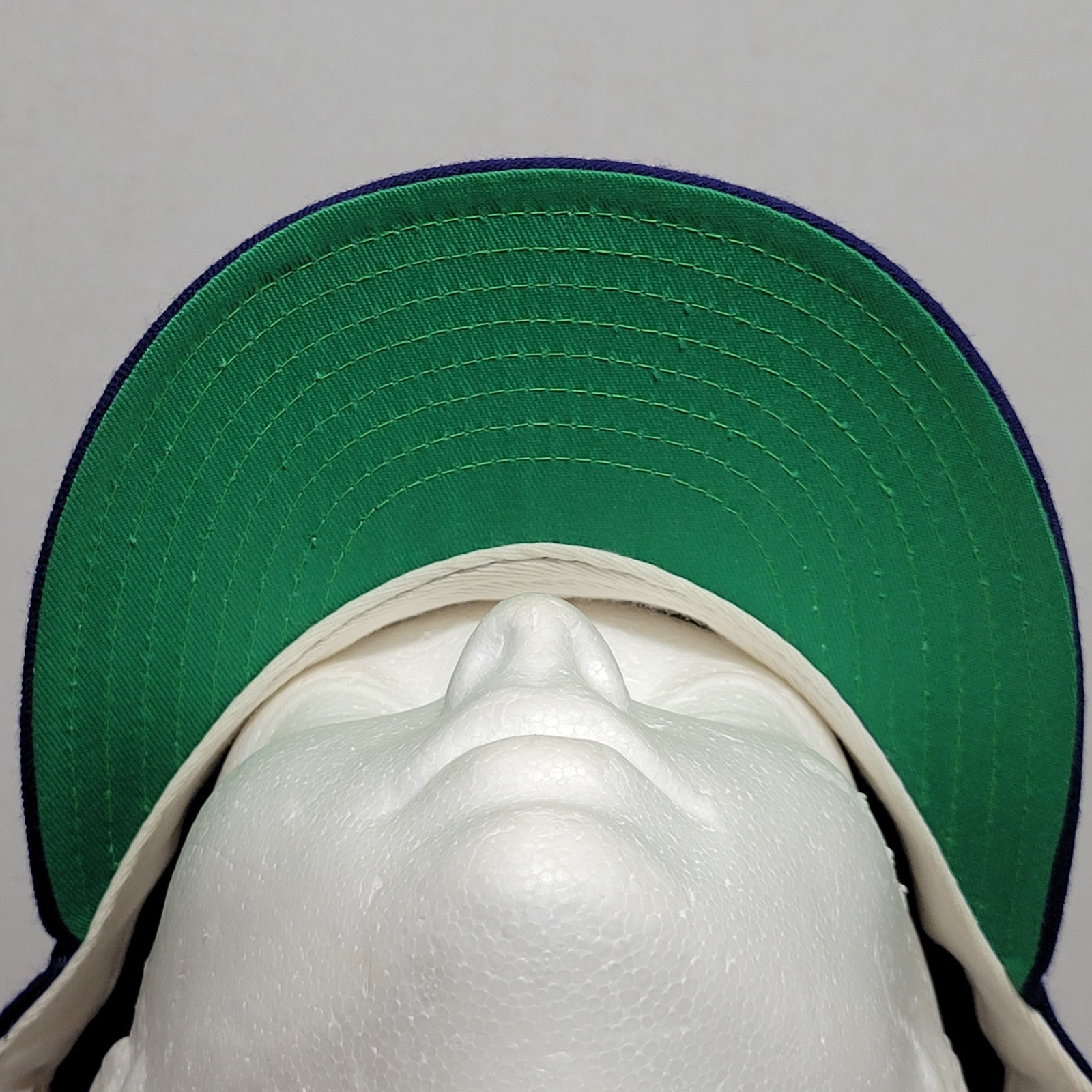 Vintage 90s Durham Bulls MLB Minor League Wool Baseball Hat Sz 7 1/8 New Era USA