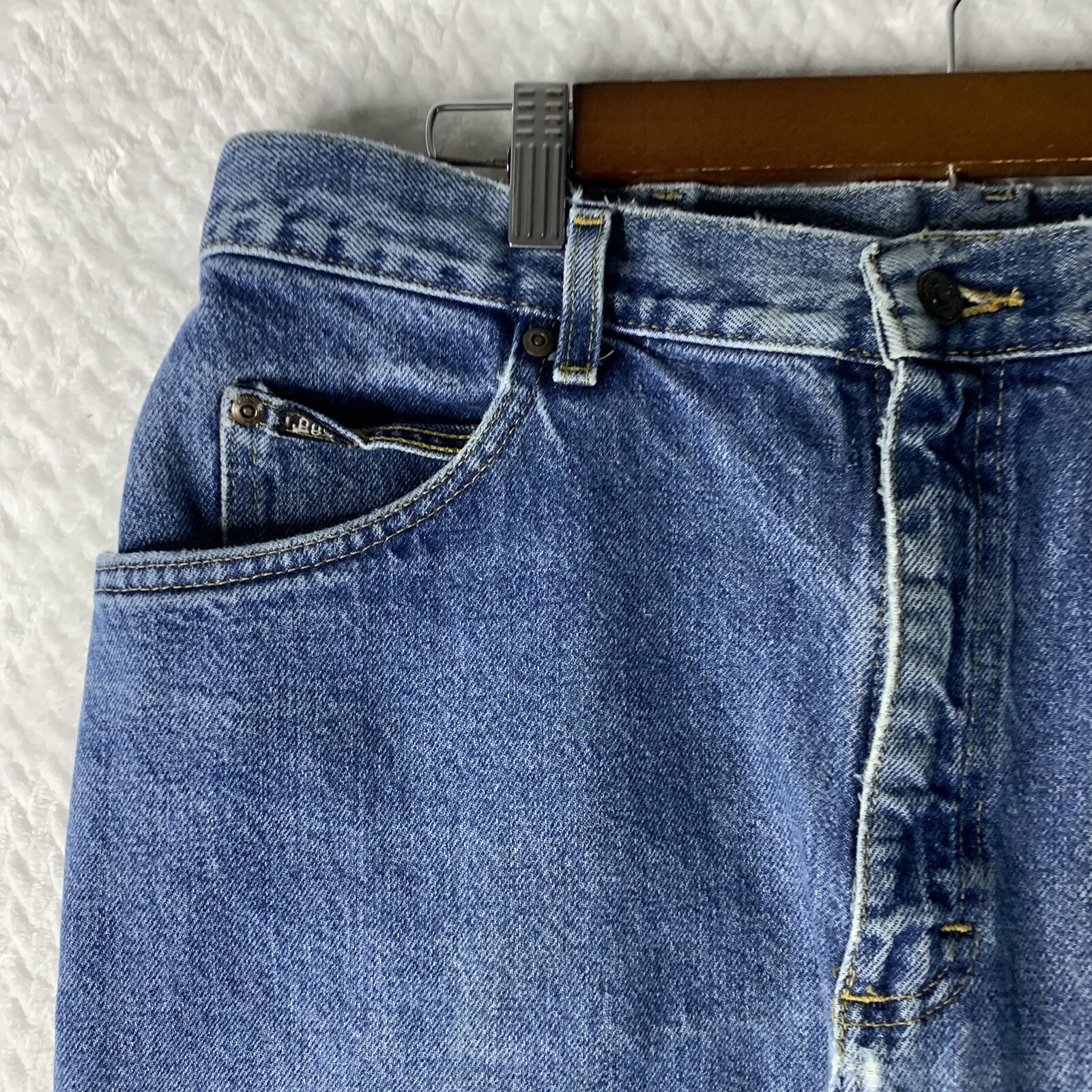 Vintage Lee Jeans Mens 36/33 Regular Fit Straight Leg