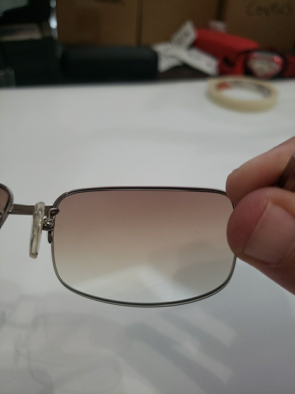 Tesorito TM-006 Eyeglasses Sunglasses 58 16 No Scratches Rimless No Flex B33