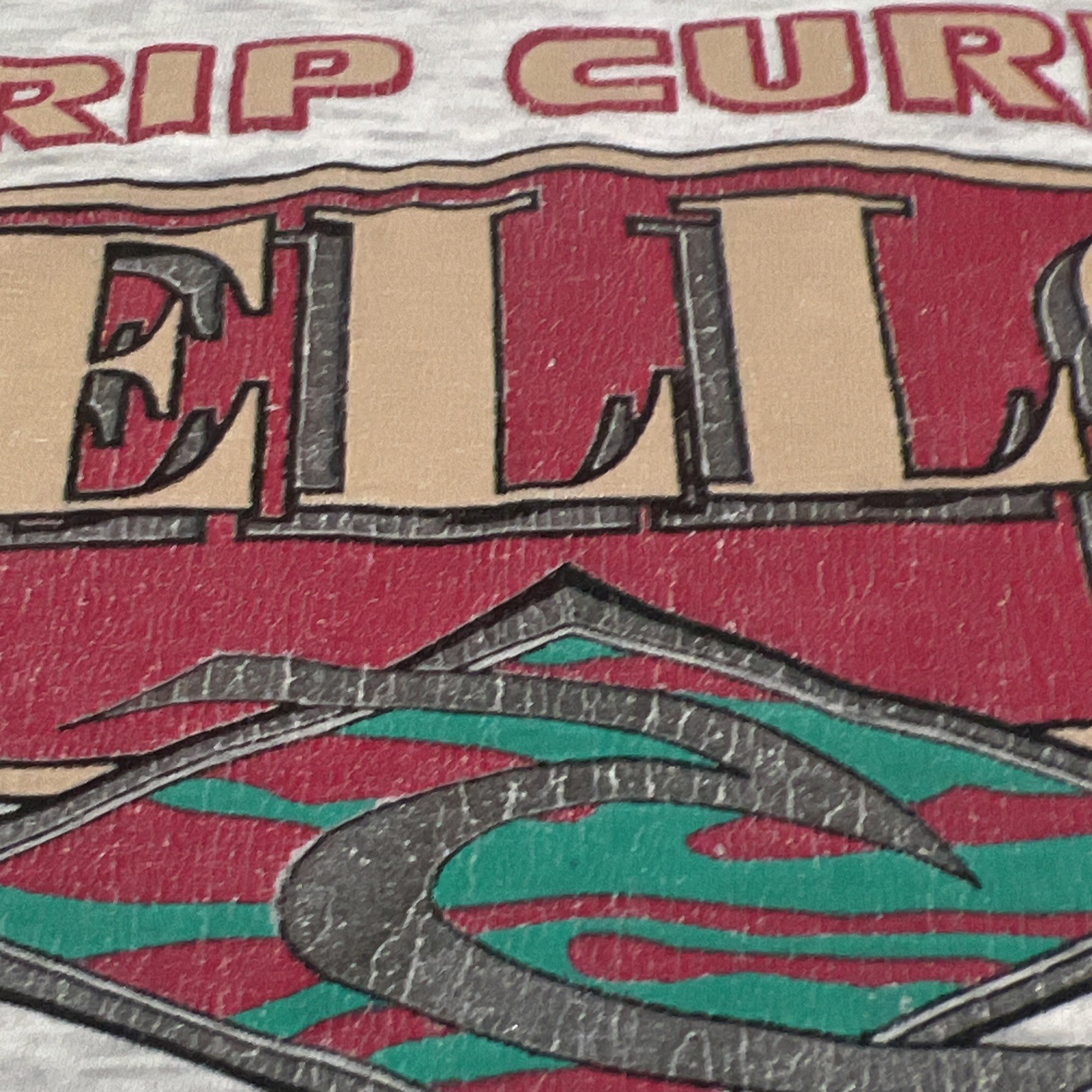 Vintage 1994 Rip Curl Bells Australia T Shirt Medium Long Sleeve Slater X Potter