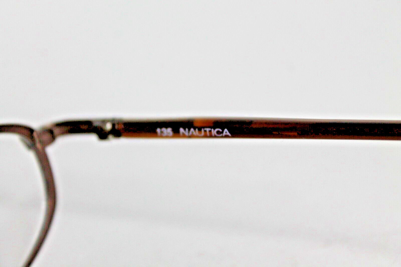 Vintage NOS Nautica Brown Eyeglasses Frames Only N7070 008 Size 49 [] 17 135 MM