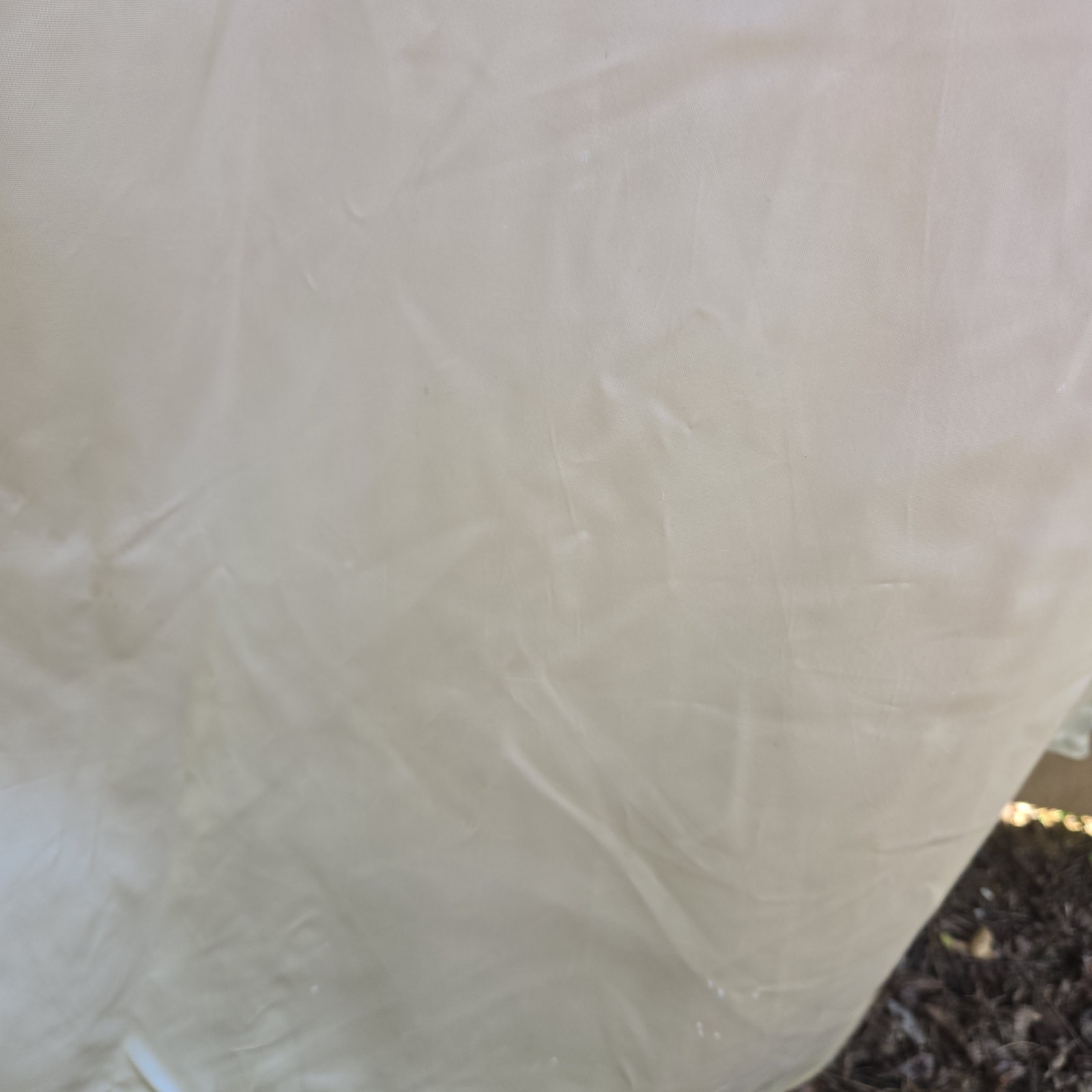 Vintage 1940s Ivory Long Sleeve Satin Wedding Dress. SIZE XS, See Description
