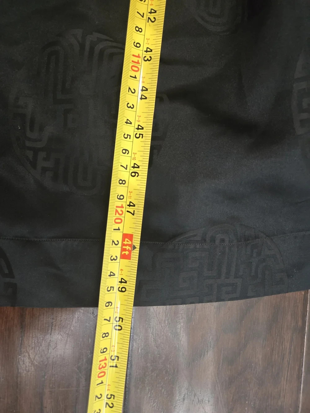 Rare Vintage Mark Cross Black Silk Jacquard Smoking Robe Hong Kong Luxury L