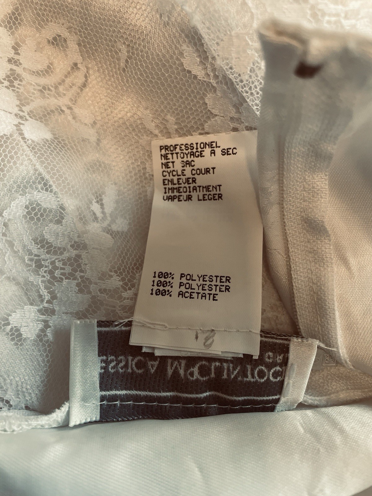 Jessica Mcclintock Girls Size 5 Dress Satin Lace Flower Girl Church Vintage Zip