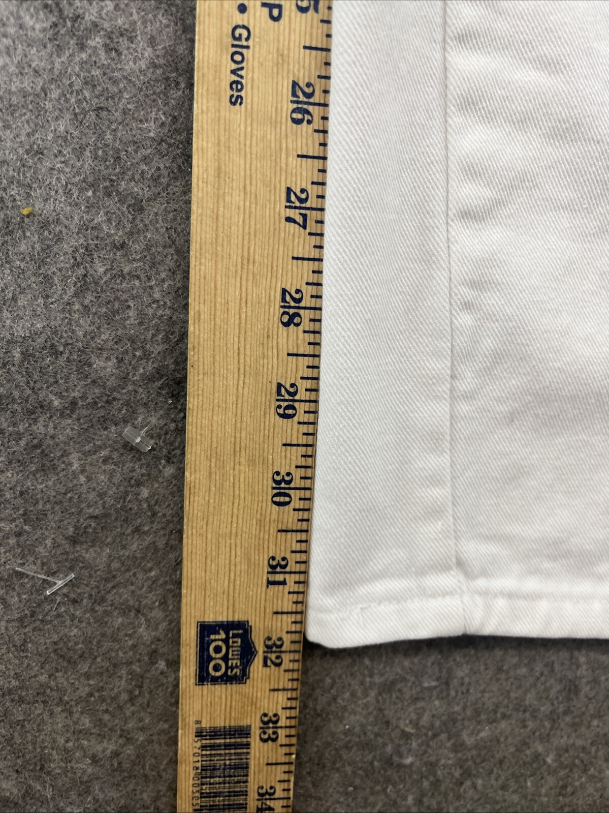 Manhattan Men’s White Jeans 32×32 Made in The USA 1980s Vintage