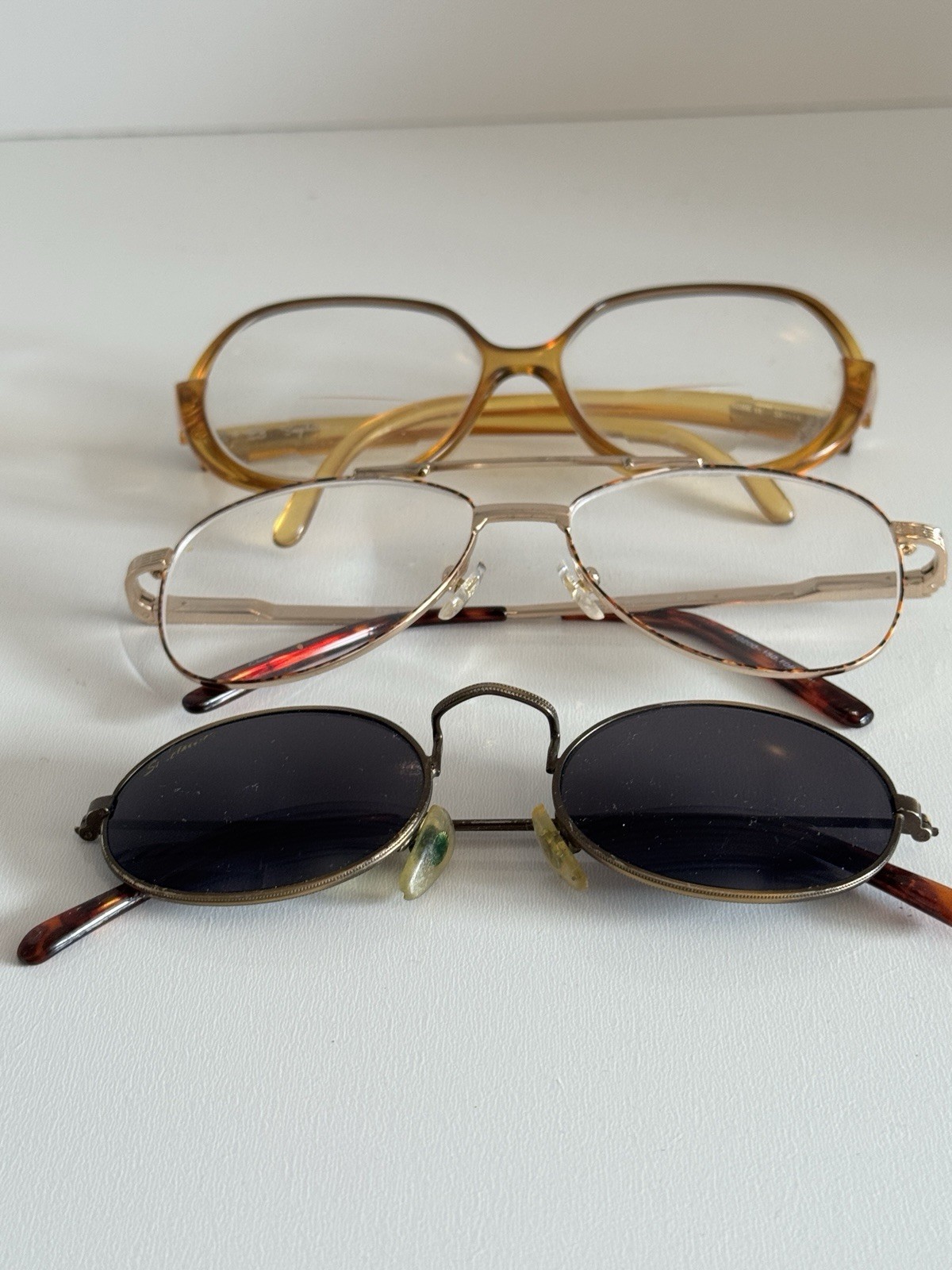 Vintage Eye Glasses Lot of 3 1970s + Saphira Optyl Foster Grant Ashford