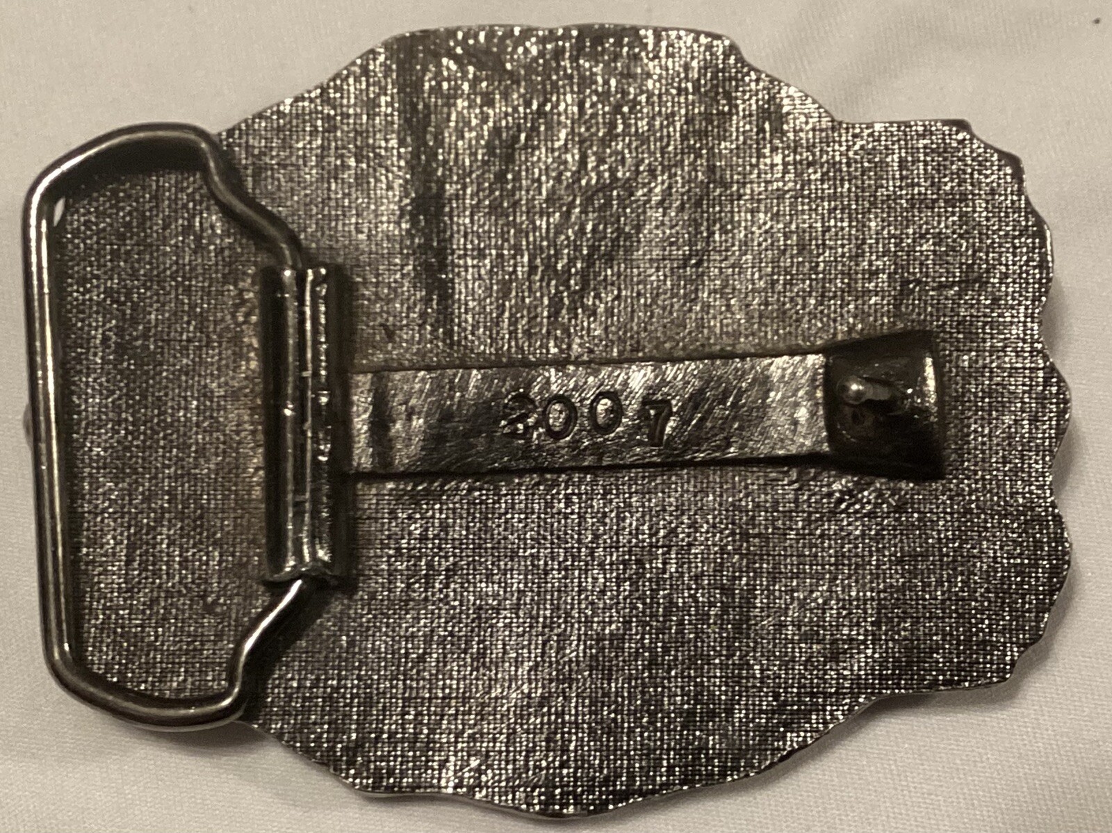 Bass Fish Belt Buckle Fishing 2007 Enamel On Metal