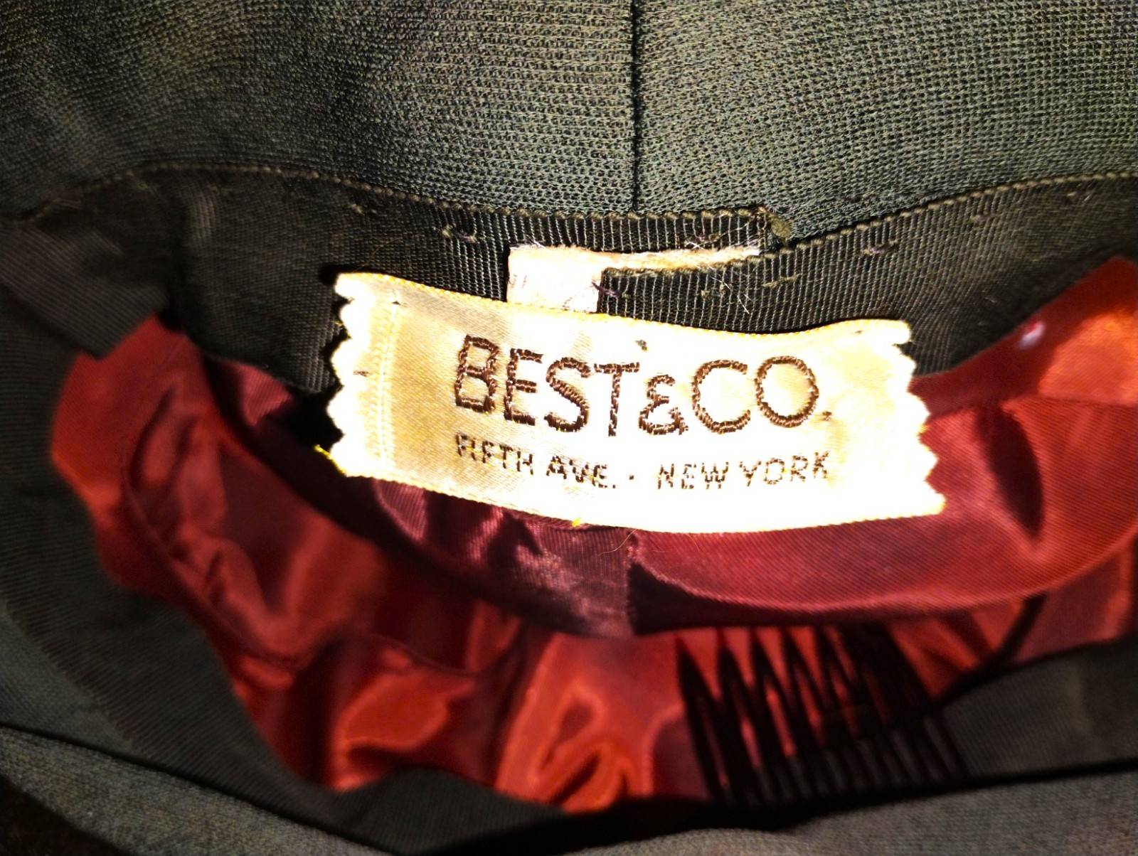 Best & Co. Women’s Brown Mink Beret Hat 7 1/2 (22 1/4″) Fifth Ave. New York EUC