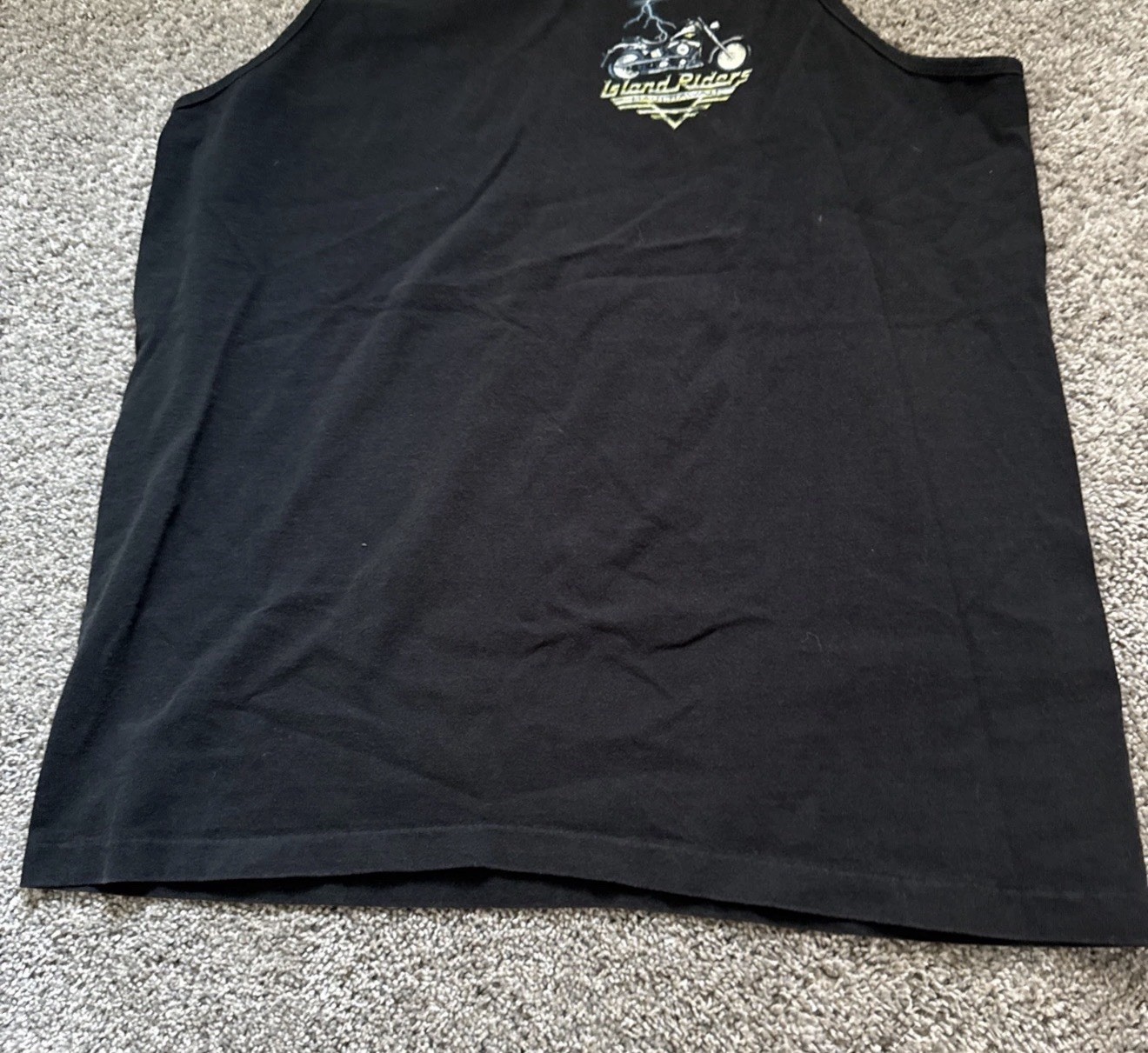 Vintage 90s Island Riders Maui Hawaii Motorcycle Tank Top Muscle Shirt Mens XL