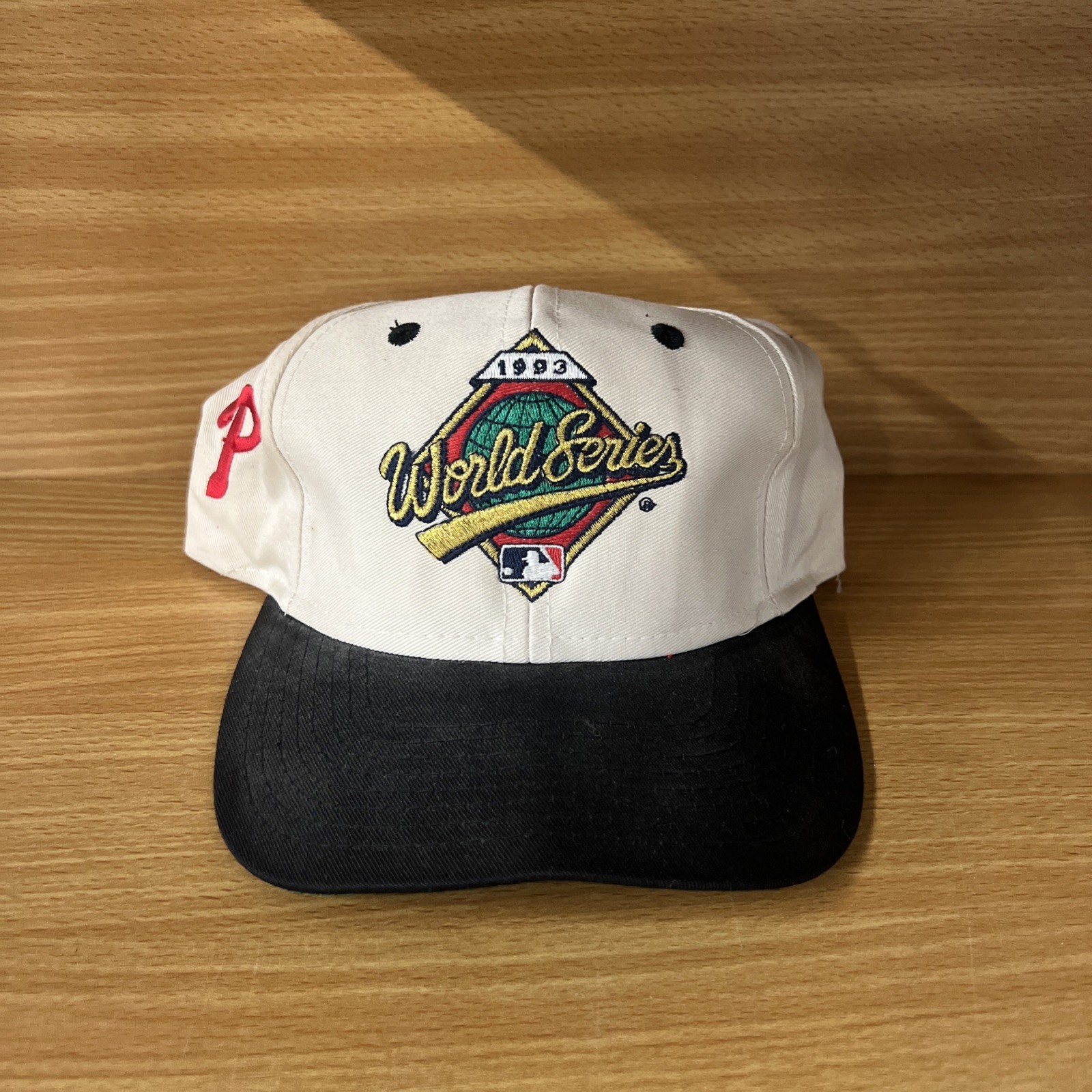 Vintage Rare 1993 World Series Philadelphia Phillies Logo 7 Snapback Hat