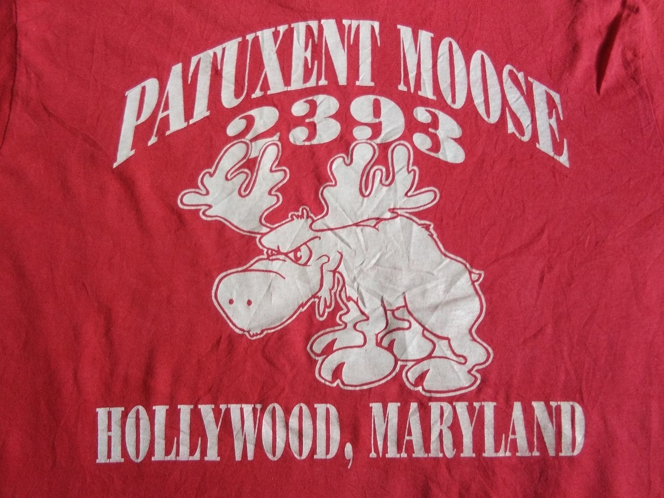 Vtg 50/50 Patuxent Moose Pocket Tee T Shirt L Hollywood Maryland Taco Bell