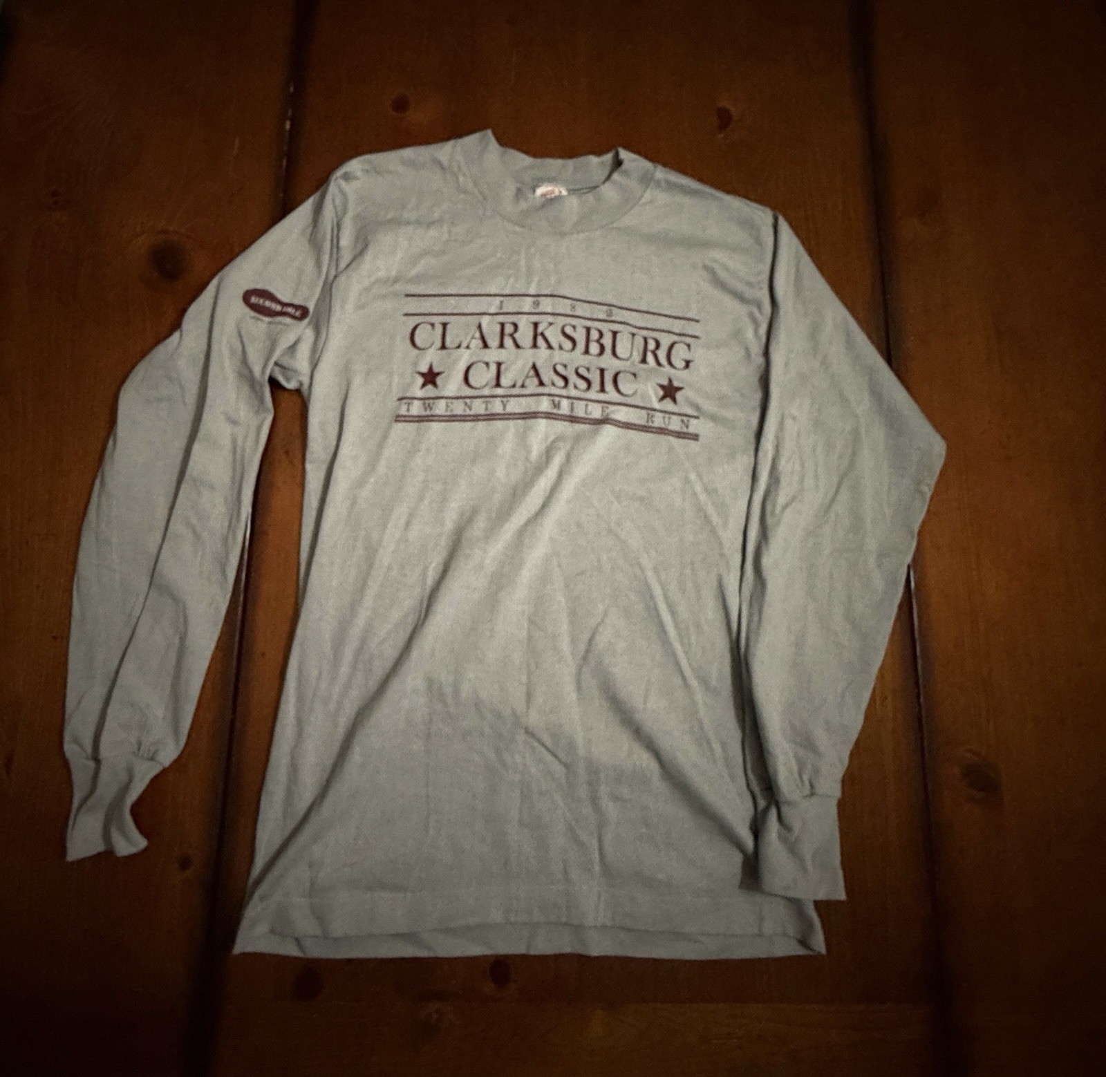 Vtg 80’s 1982 Clarksburg Classic 20 Mile Run T Shirt California 50/50 Teejays M