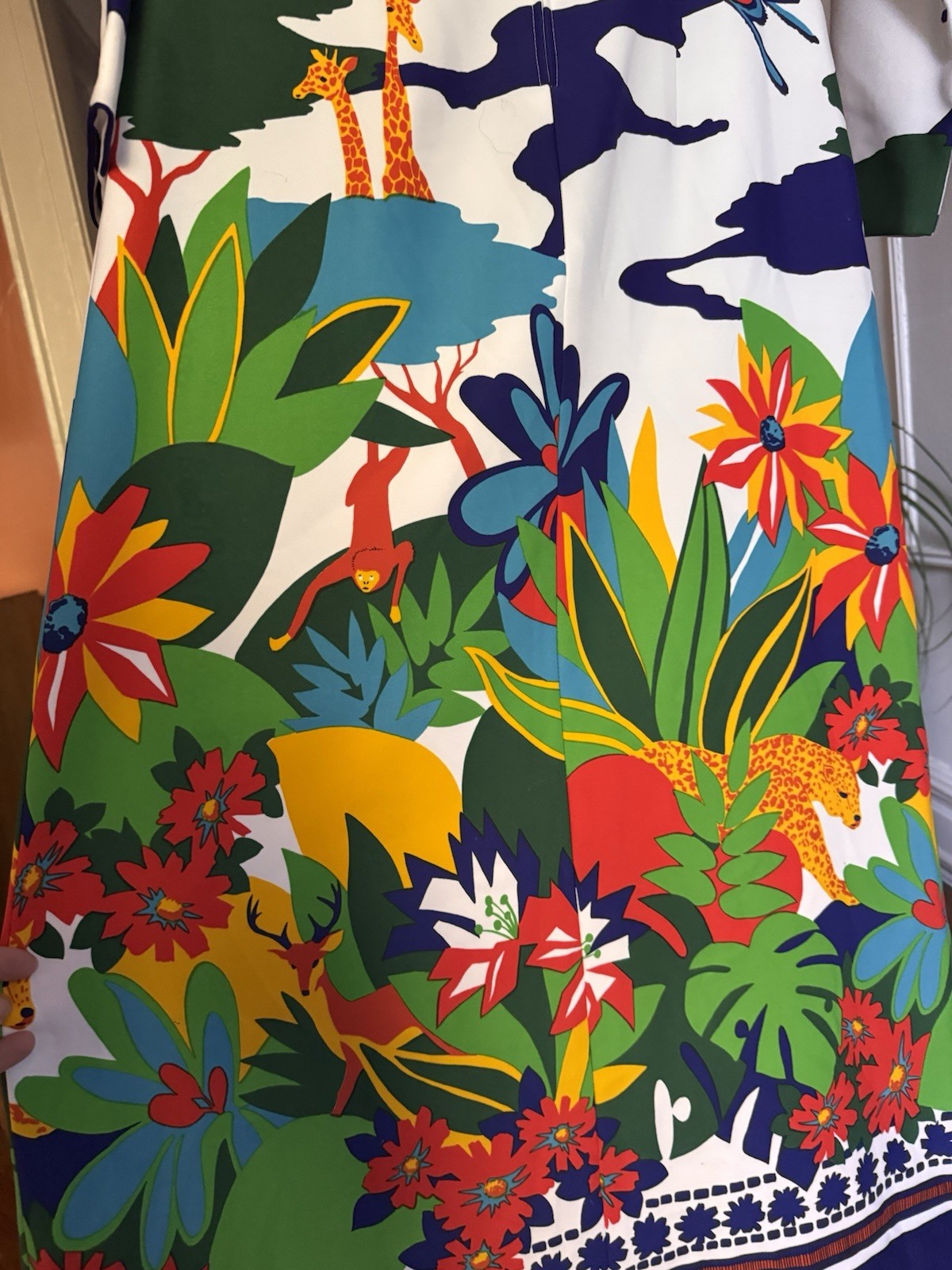 NWT TORI RICHARD 70s Jungle Maxi Dress Vintage