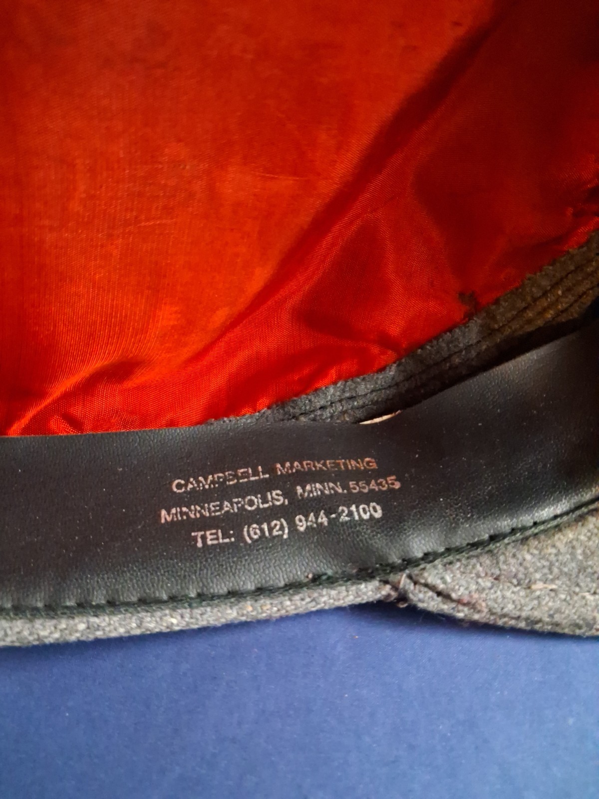 Vintage Greek Fishermans Hat Made In Greece 7 1/2 Fitted Wool Captain *18FB