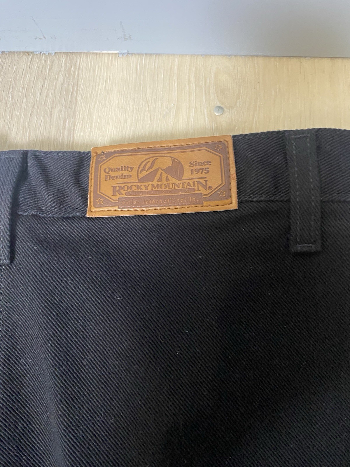 VTG 80s 90s Rocky Mountain Western High Waist Black 32/13 Denim Womens Jeans NWT