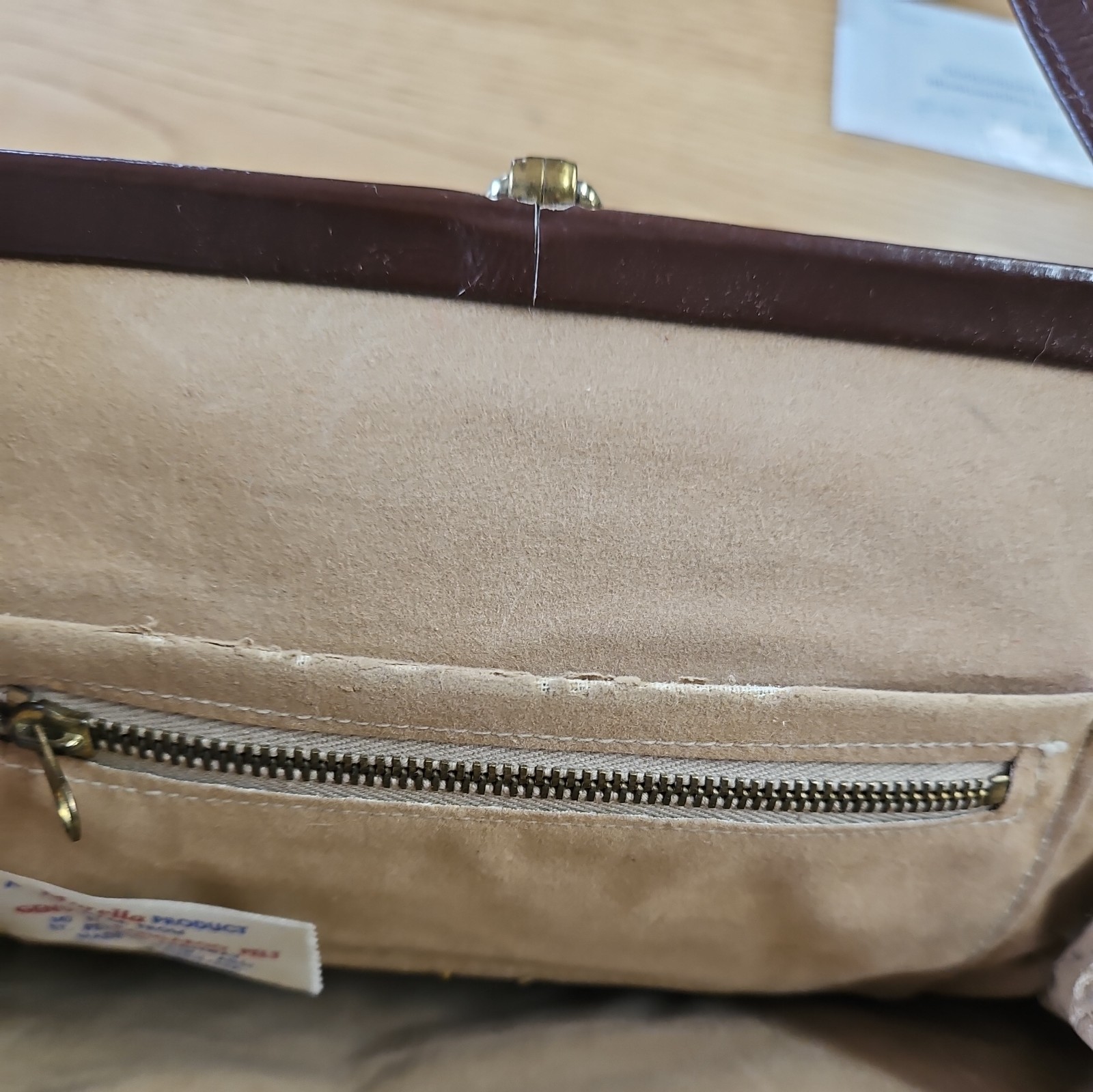 Vintage Genuine Kangaroo Fur Purse With Handle by Morella Western Australia