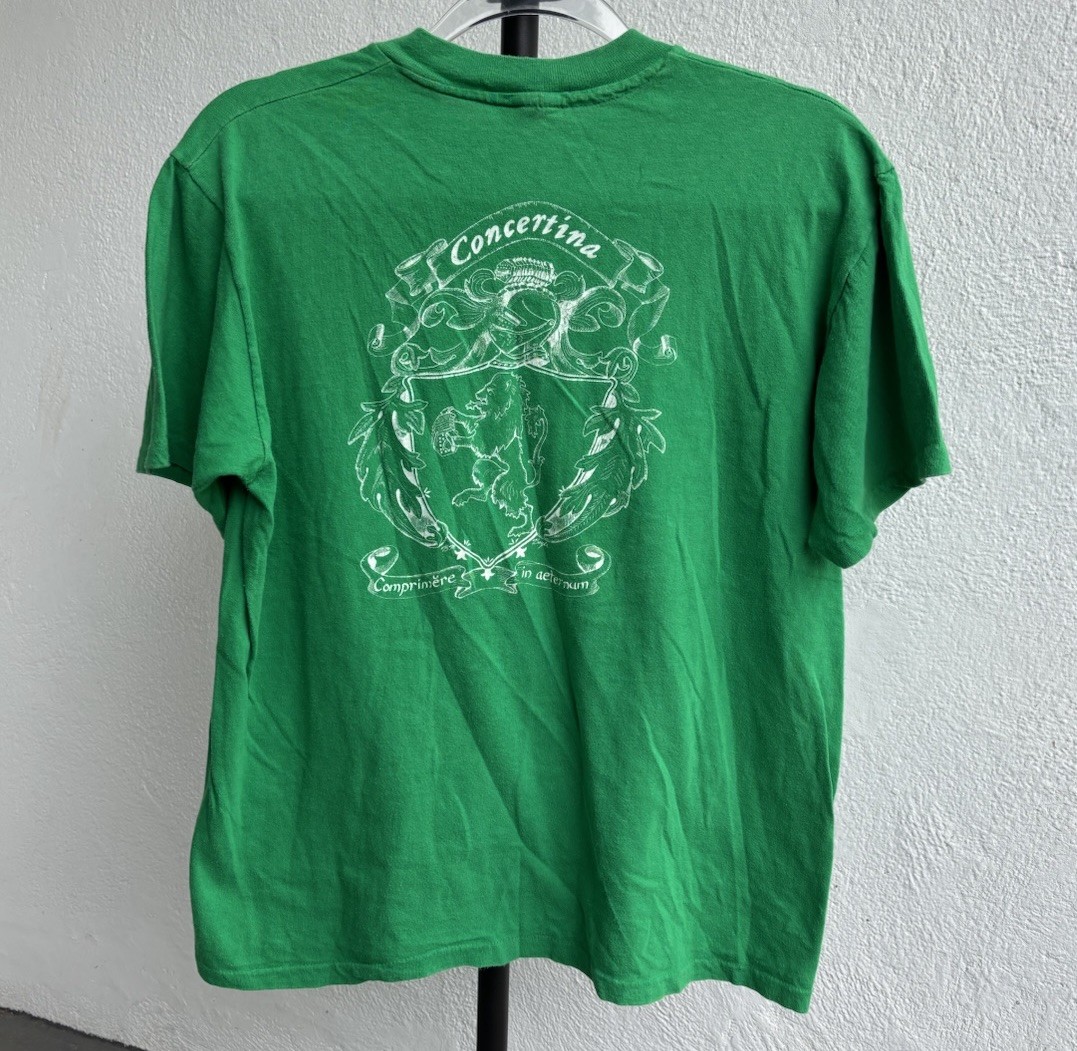 VTG 70s Hi-cru Great Artwork Pocket Tee.med Boxy.green