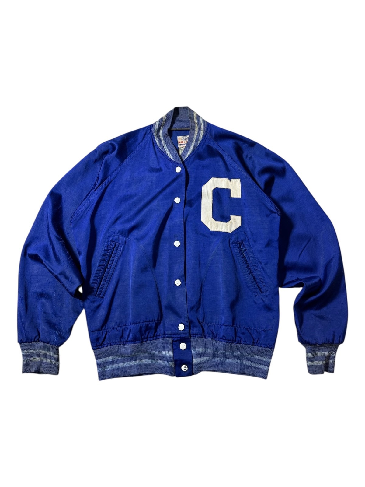 Vintage Felco Clearmont Varsity Jacket 1950s 1960s Rayon Baseball Jacket