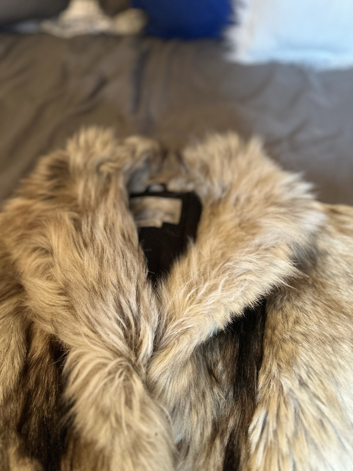 Vintage PD Furs AUTHENTIC Fur Coat Western Fringe 3 Snap Front