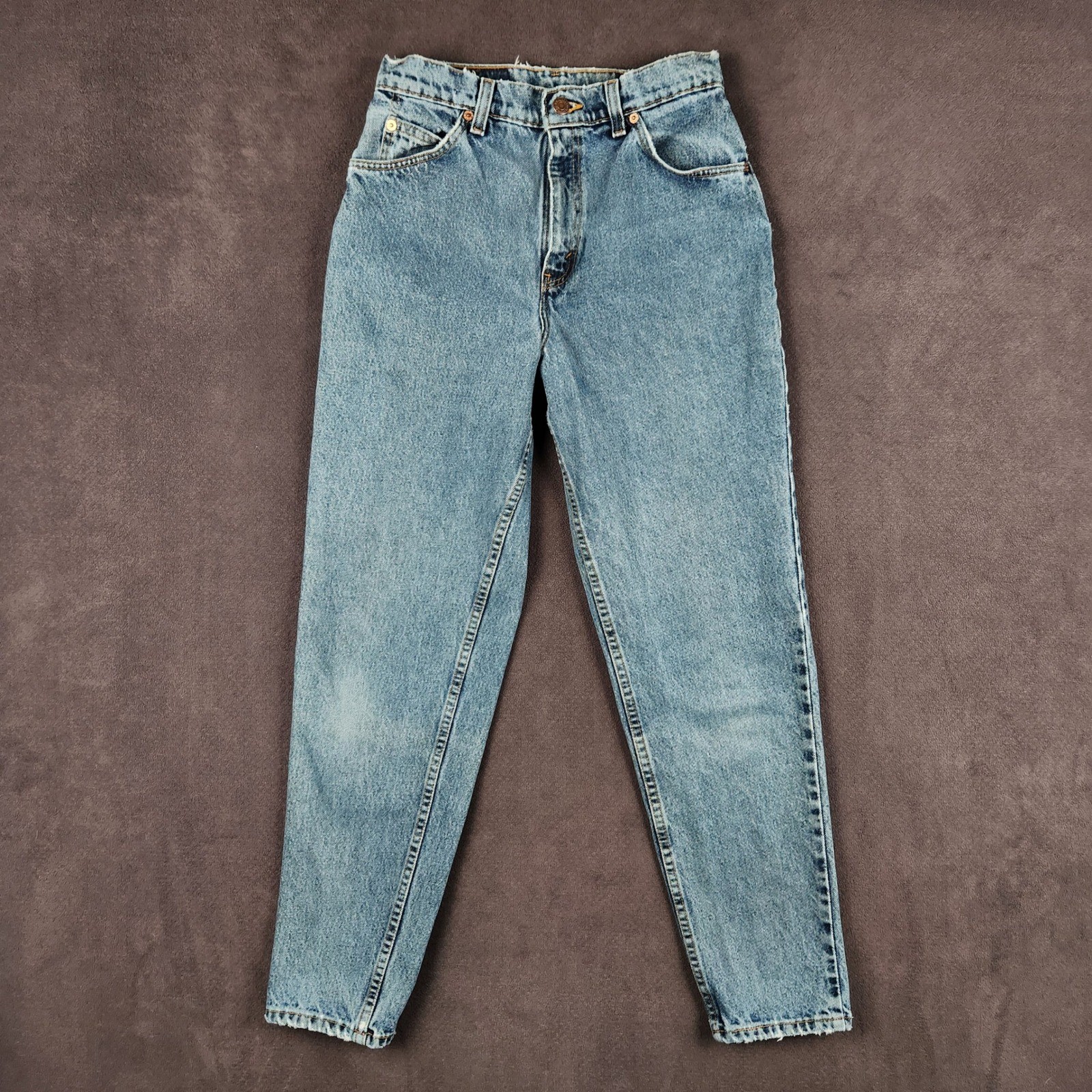 Vintage Levis 951 Jeans Womens 28 Light Wash High Rise Relaxed Tapered Leg 90s