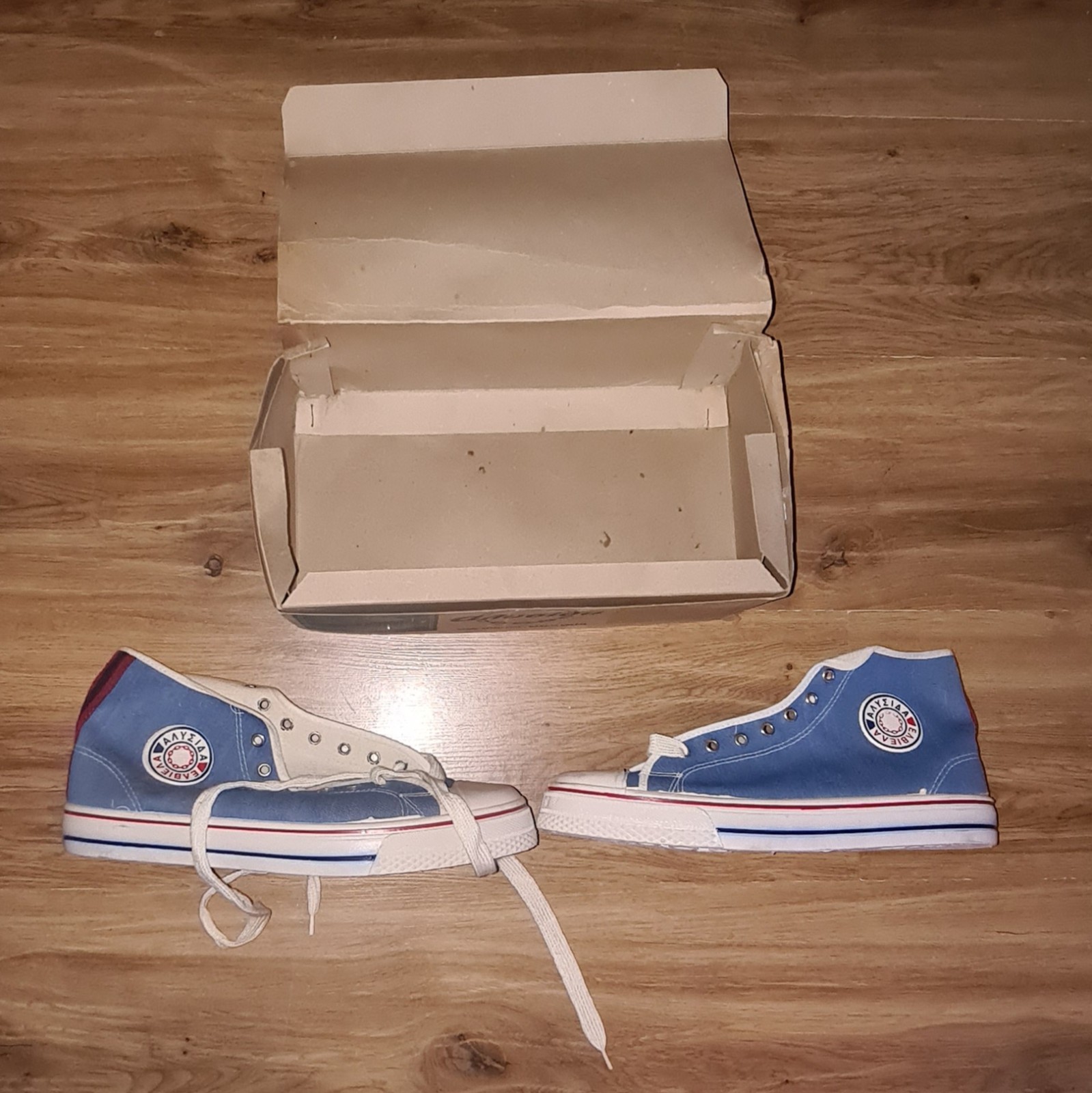 Vintage 70s ALISIDA ΑΛΥΣΙΔΑ / ΕΛΒΙΕΛΑ PVC sneacker shoes US11 size/EU45