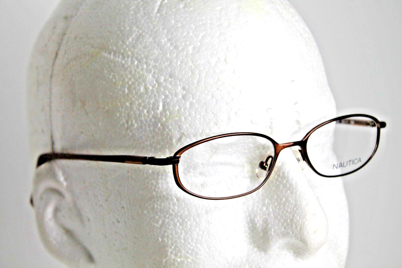 Vintage NOS Nautica Brown Eyeglasses Frames Only N7070 008 Size 49 [] 17 135 MM