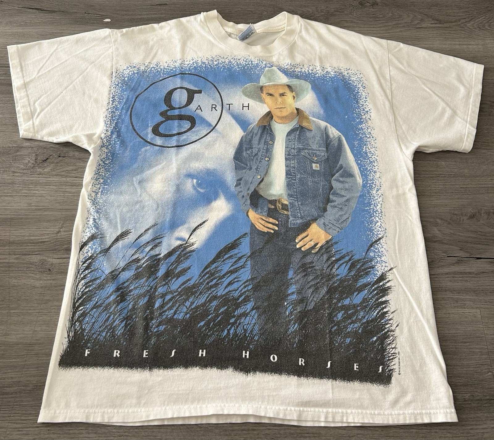 Vintage 1996 Garth Brooks Fresh Horses World tour single stitch T-shirt