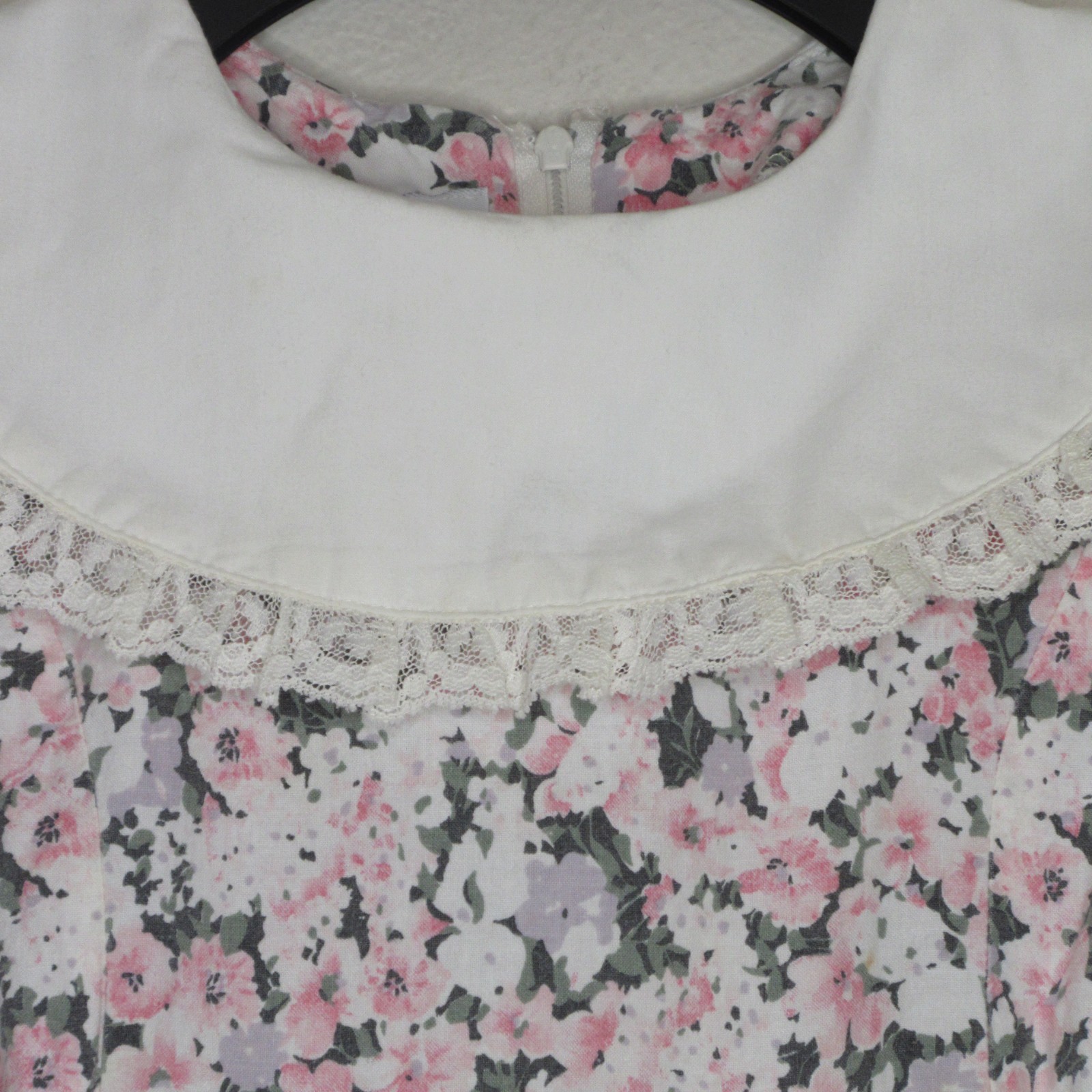 Eve Too! Buyer Girls Vintage 80s Floral Print Pleated Hem Party Dress SZ 6 B33