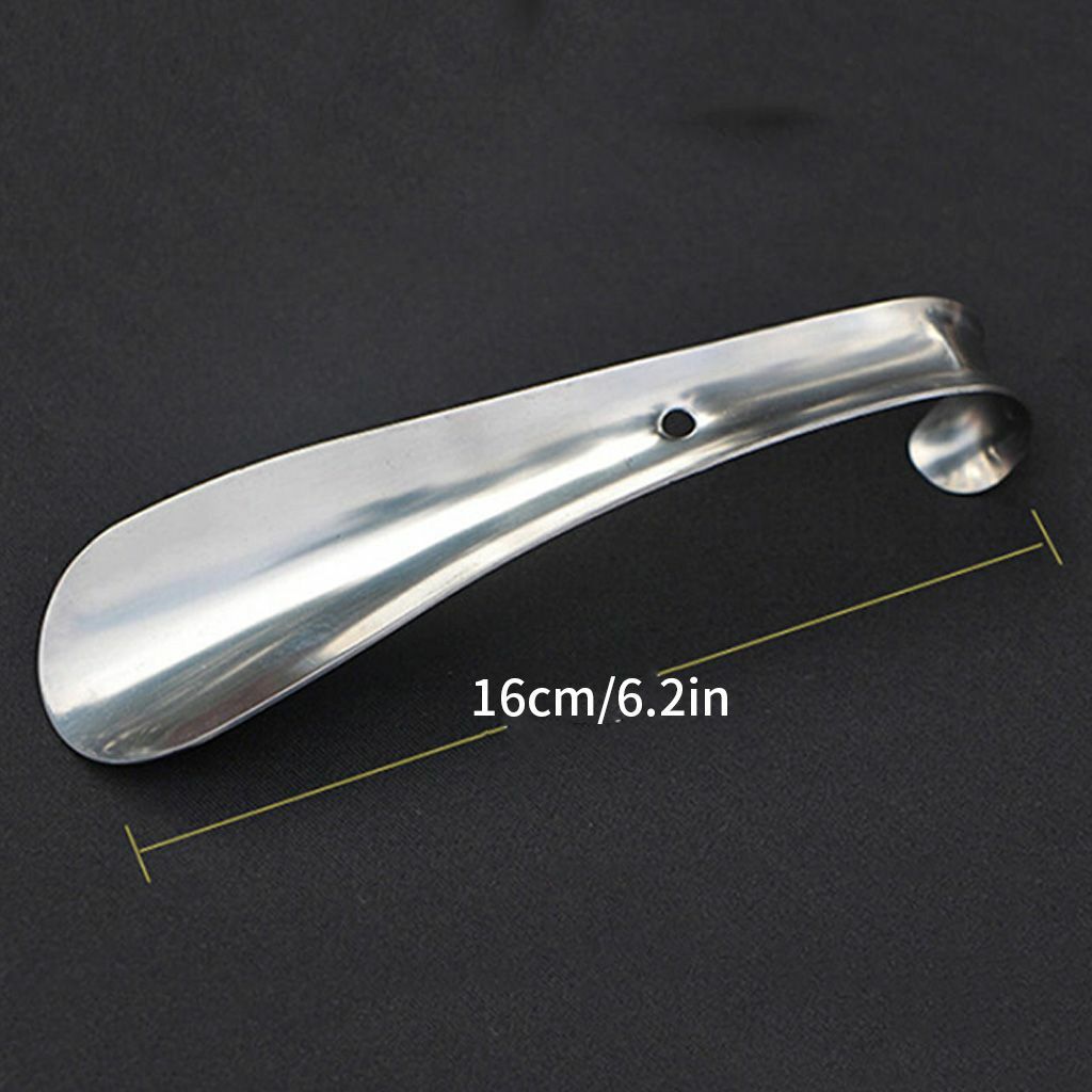 Long Adjustable Handle Shoe Horn Professional Stainless Steel Metal Shoehorn