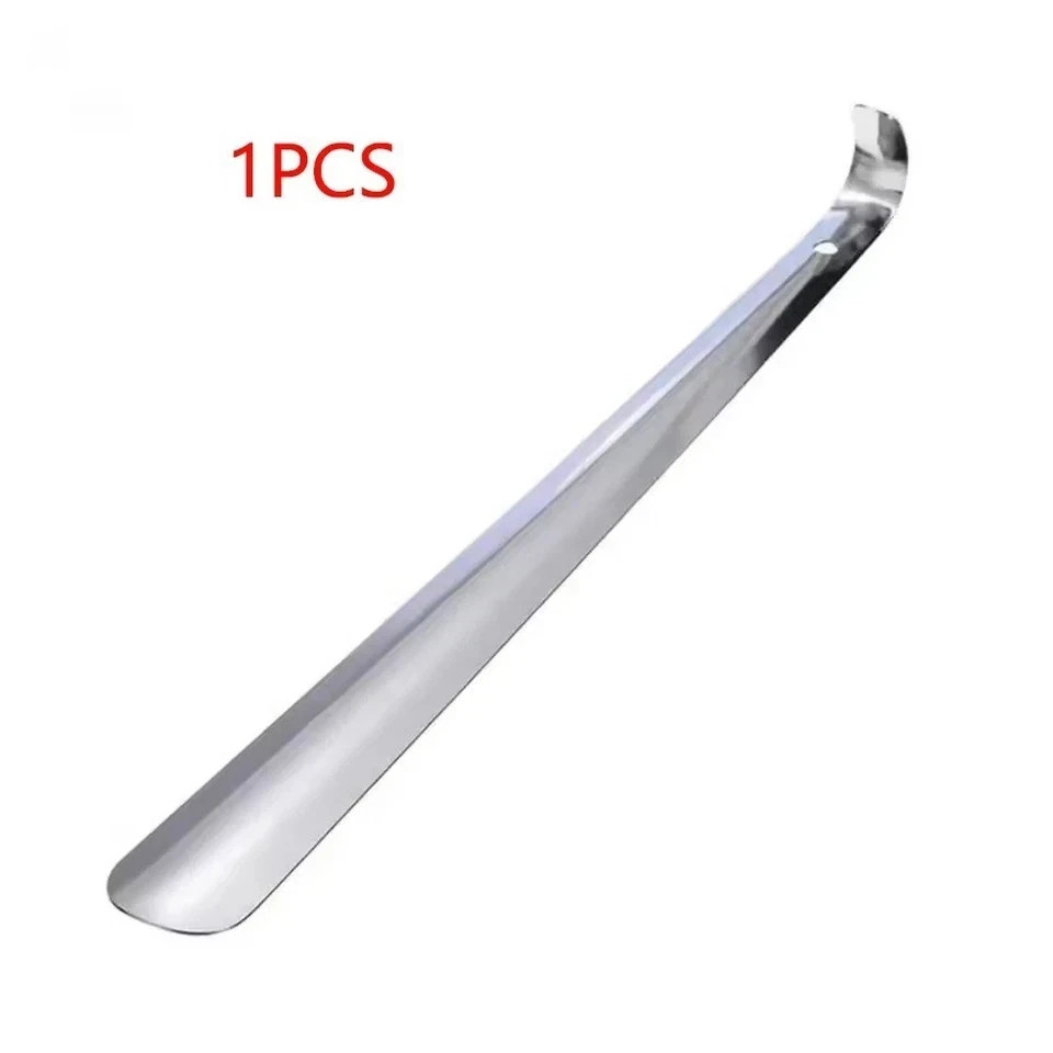 22in Extra Long Handle Shoe Horn Stainless Steel Metal Shoes Remover Shoehorn US